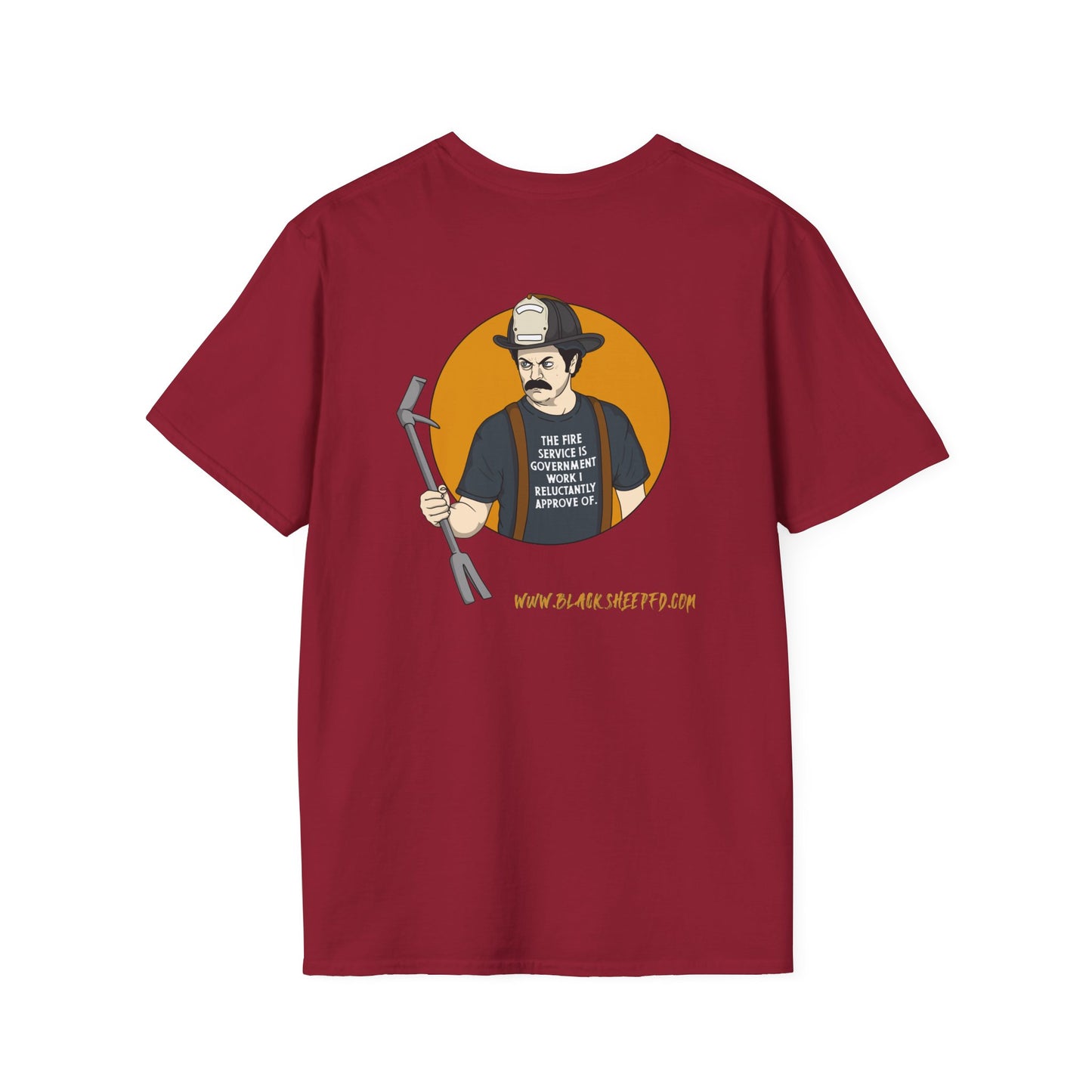 "Reluctantly Approved"— Fire Service Tee