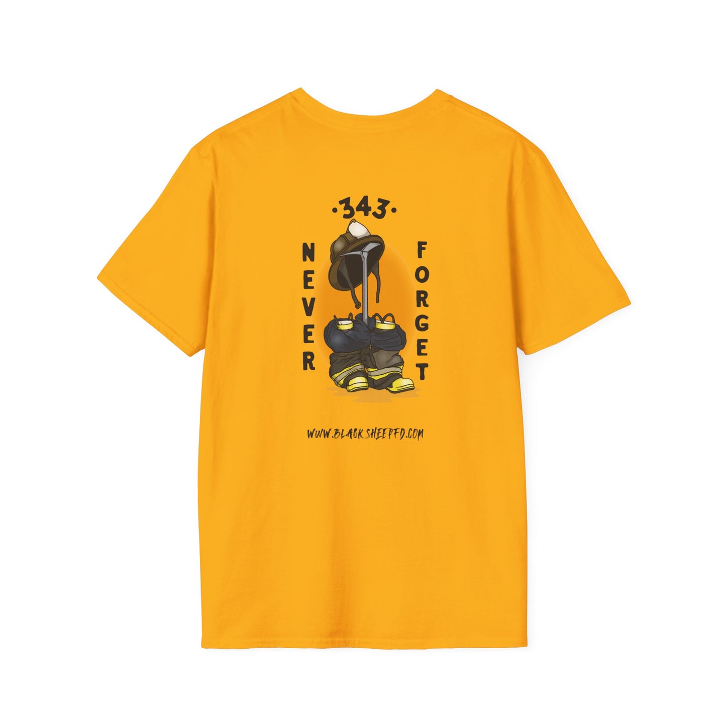 343 Never Forget Memorial Graphic Tee