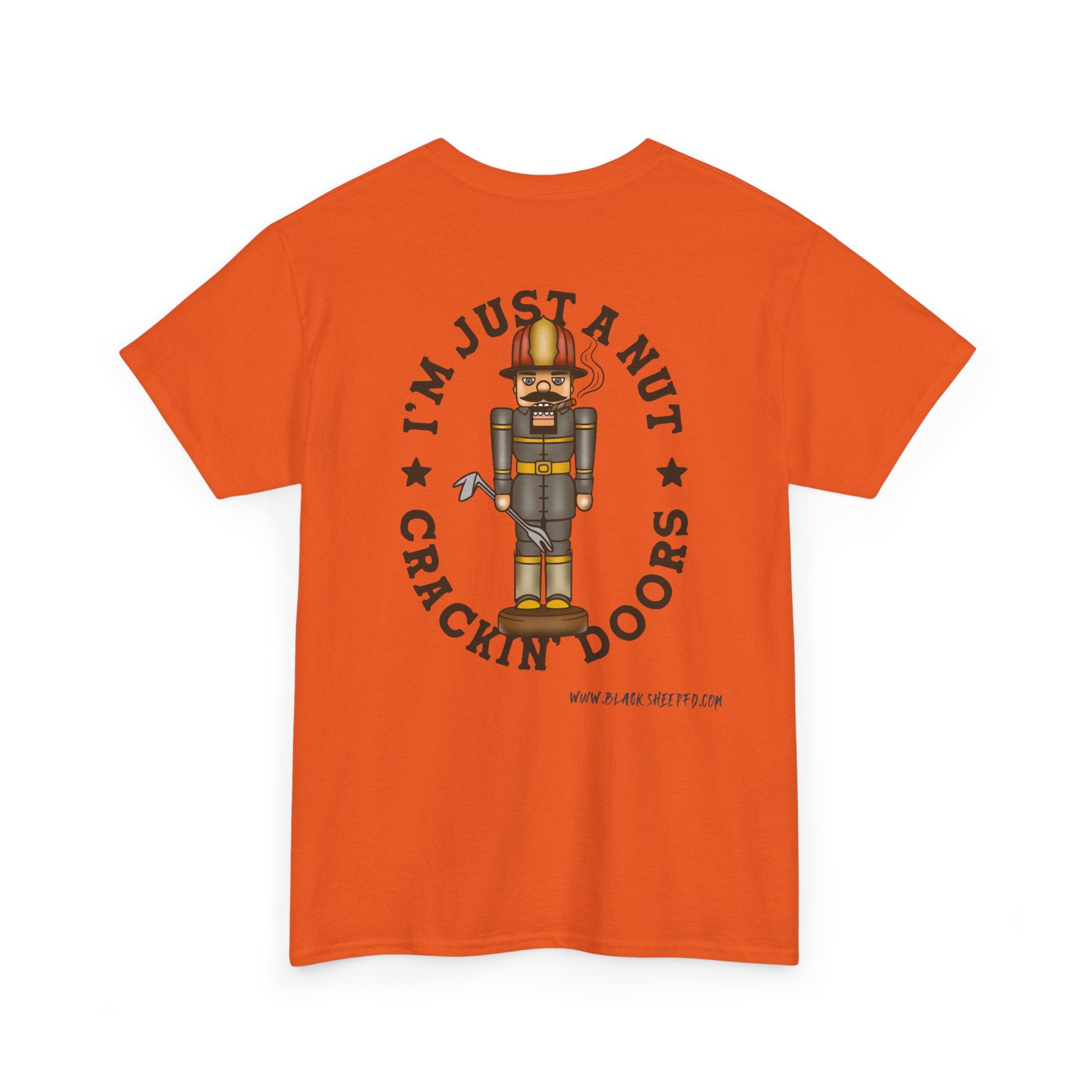 Nutcracker Tee – “I’m Just a Nut Crackin’ Doors” Holiday Graphic Shirt