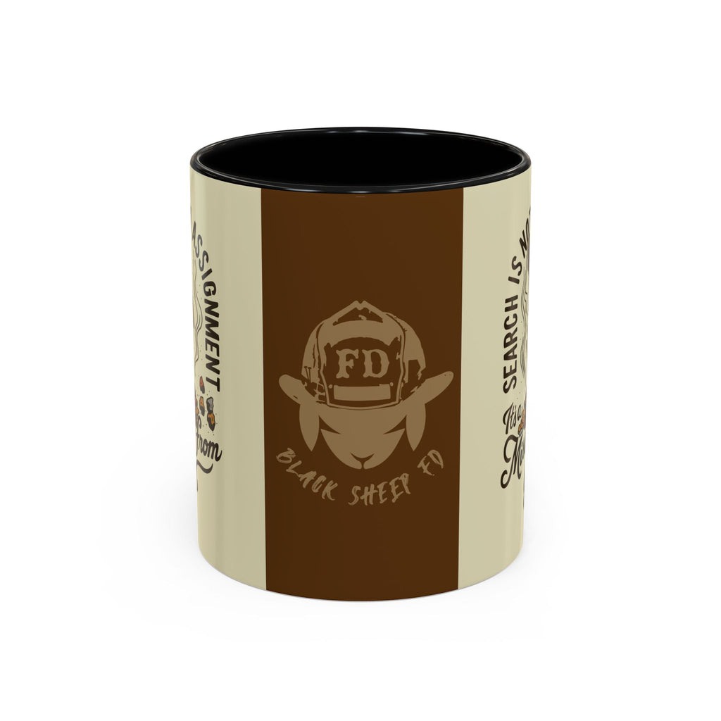 Black Sheep "More Than Just an Assignment" Premo Artwork Coffee Mug (Brown/Black Accents)