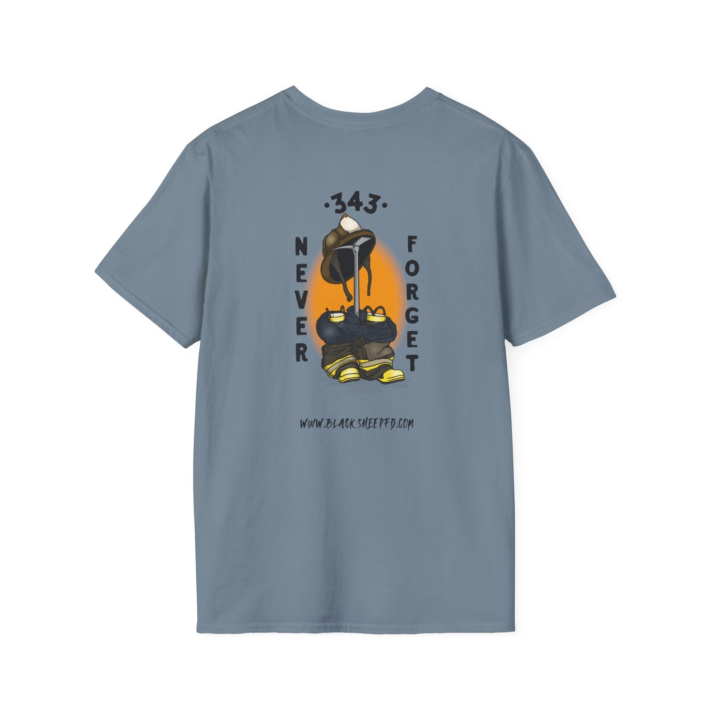 343 Never Forget Memorial Graphic Tee