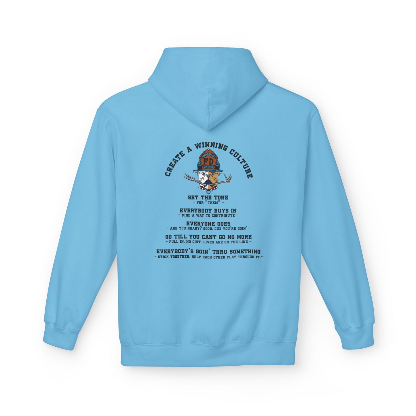 'Create a Winning Culture' Sudbury Lessons Inspirational Crew Hoodie