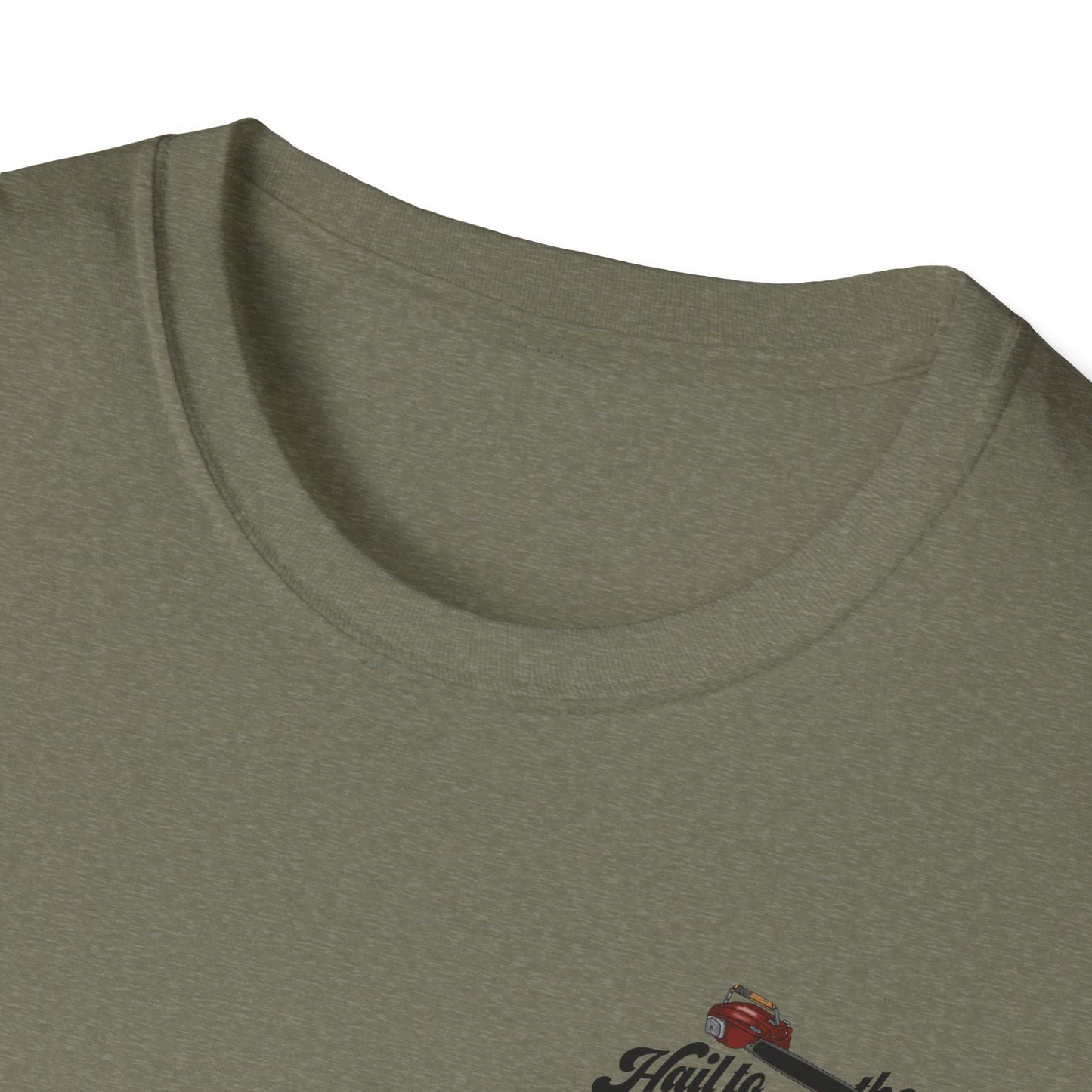 Cuttin' Holes to Save Souls Firefighter Tee