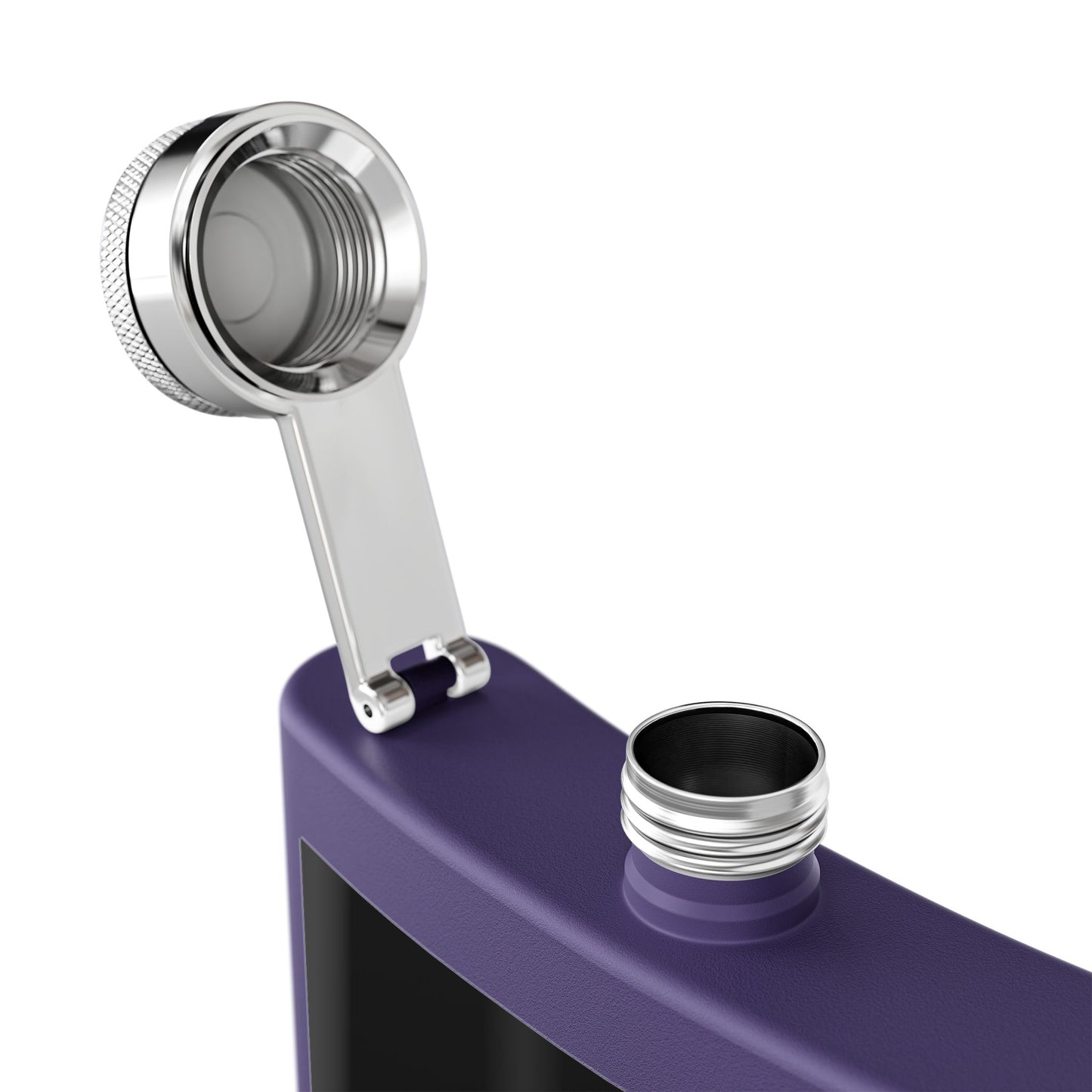 6oz Stainless Steel Flask — Black Sheep 'FTMP PTB' Knuckle Tattoo Design