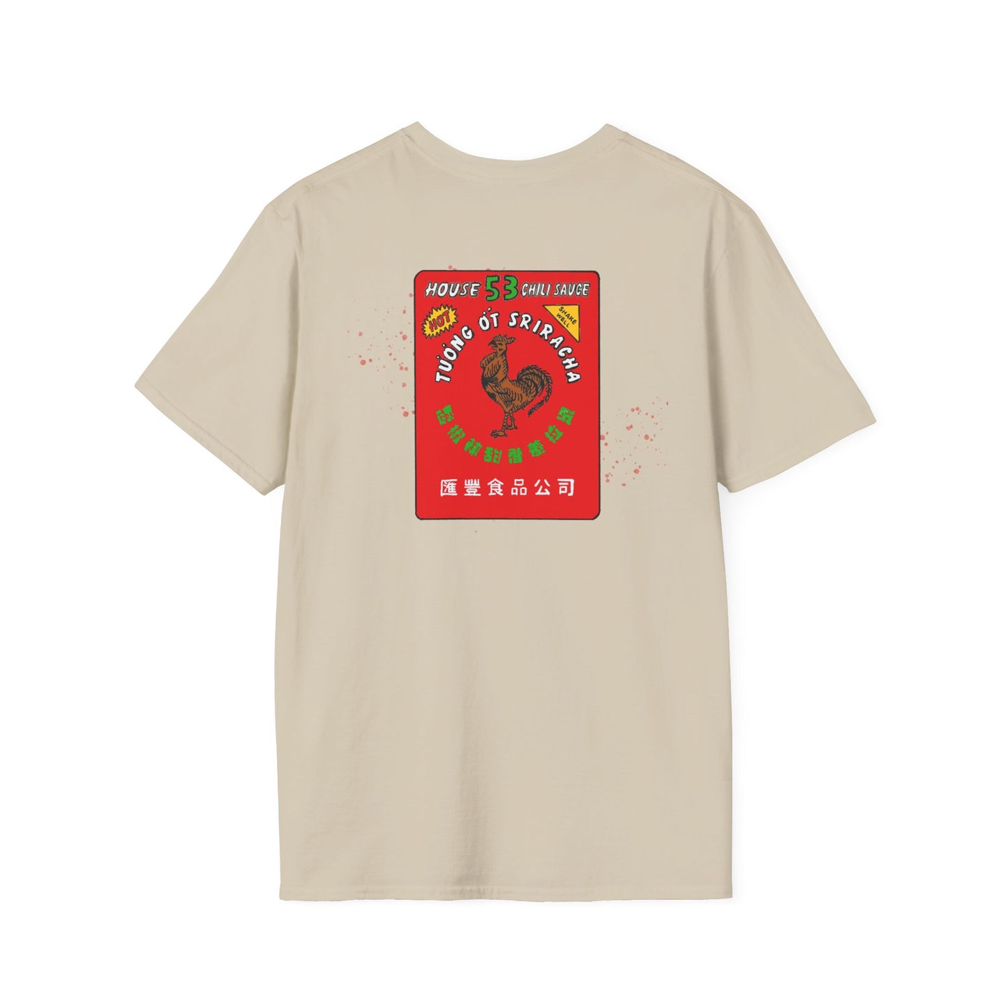 Black Sheep "House 53 Sriracha Hot Sauce" Soft Style Tee