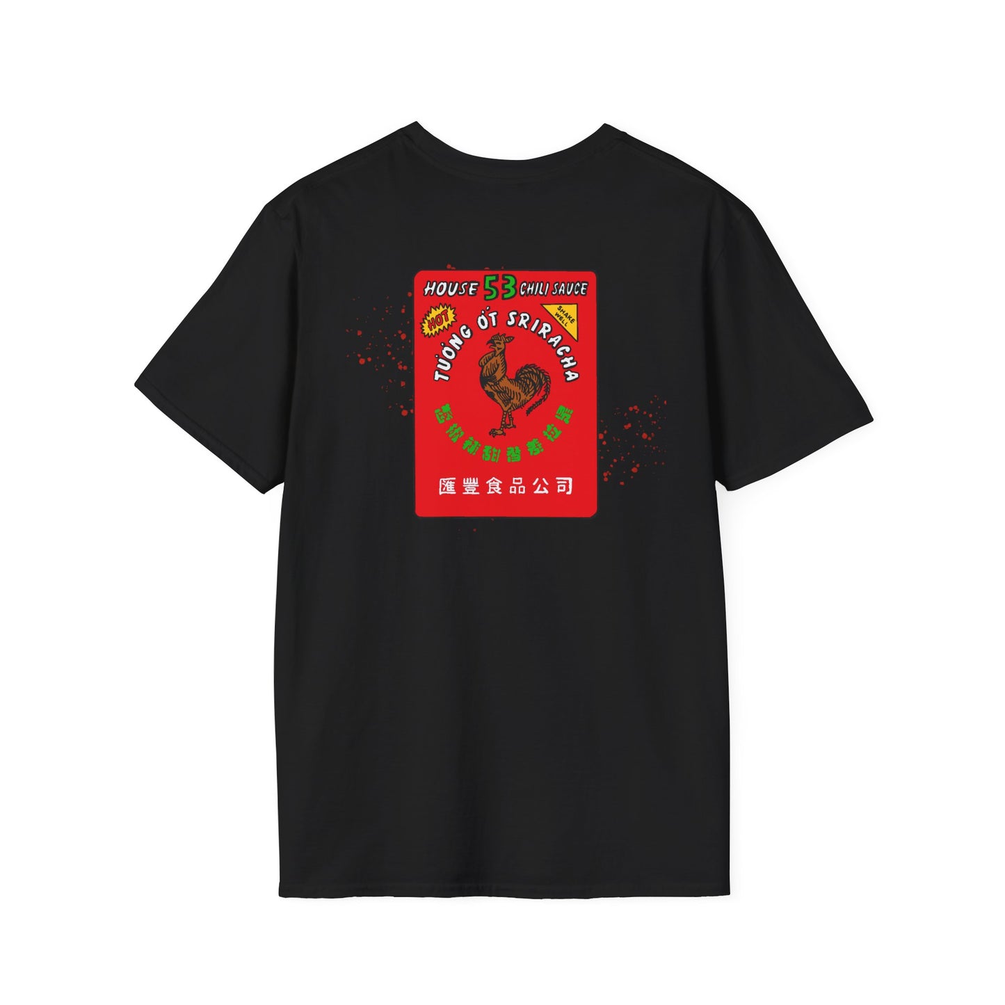 Black Sheep "House 53 Sriracha Hot Sauce" Soft Style Tee