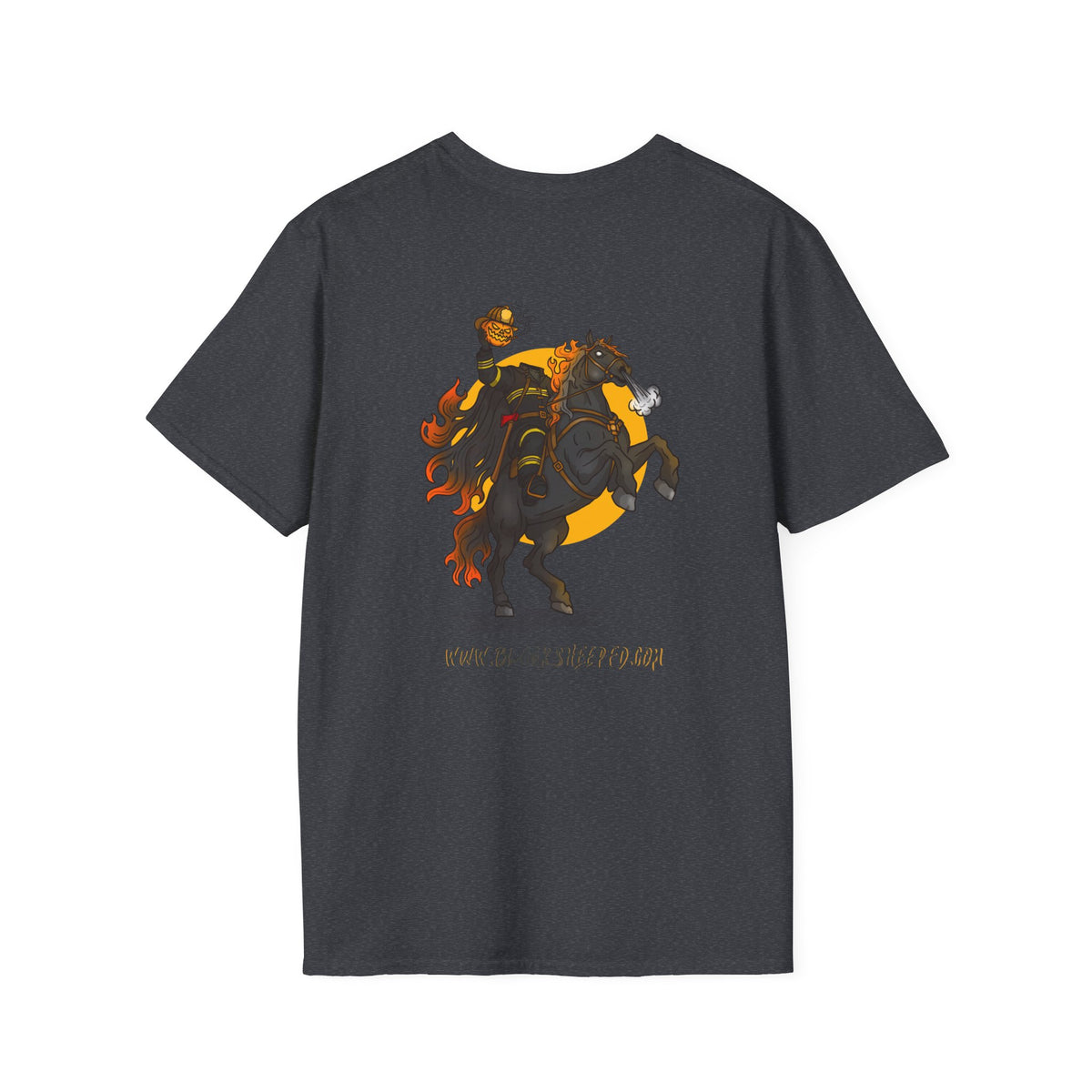 Headless Firefighter Horseman Soft-style Tee