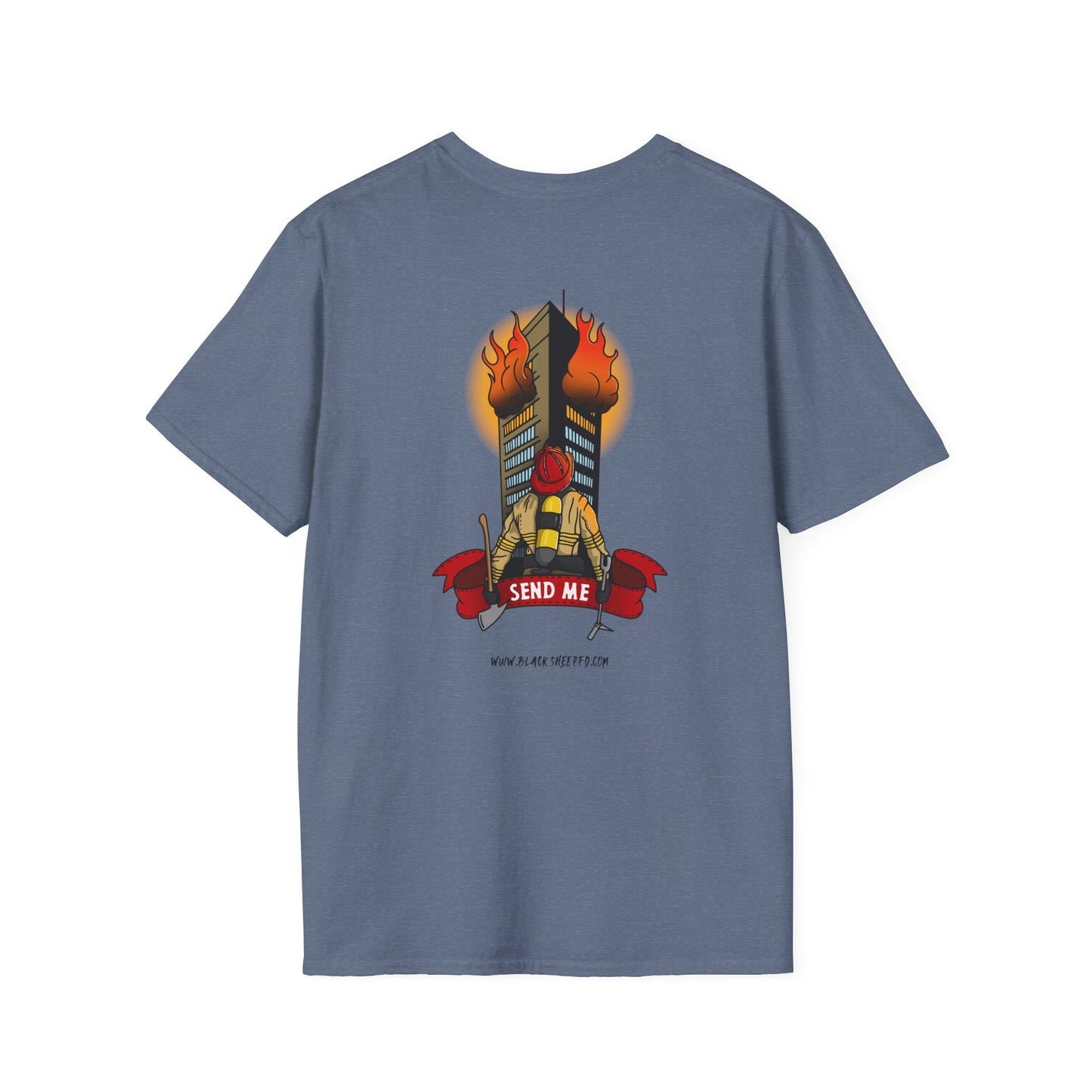Isaiah 6:8 "Send Me" Firefighter T-Shirt