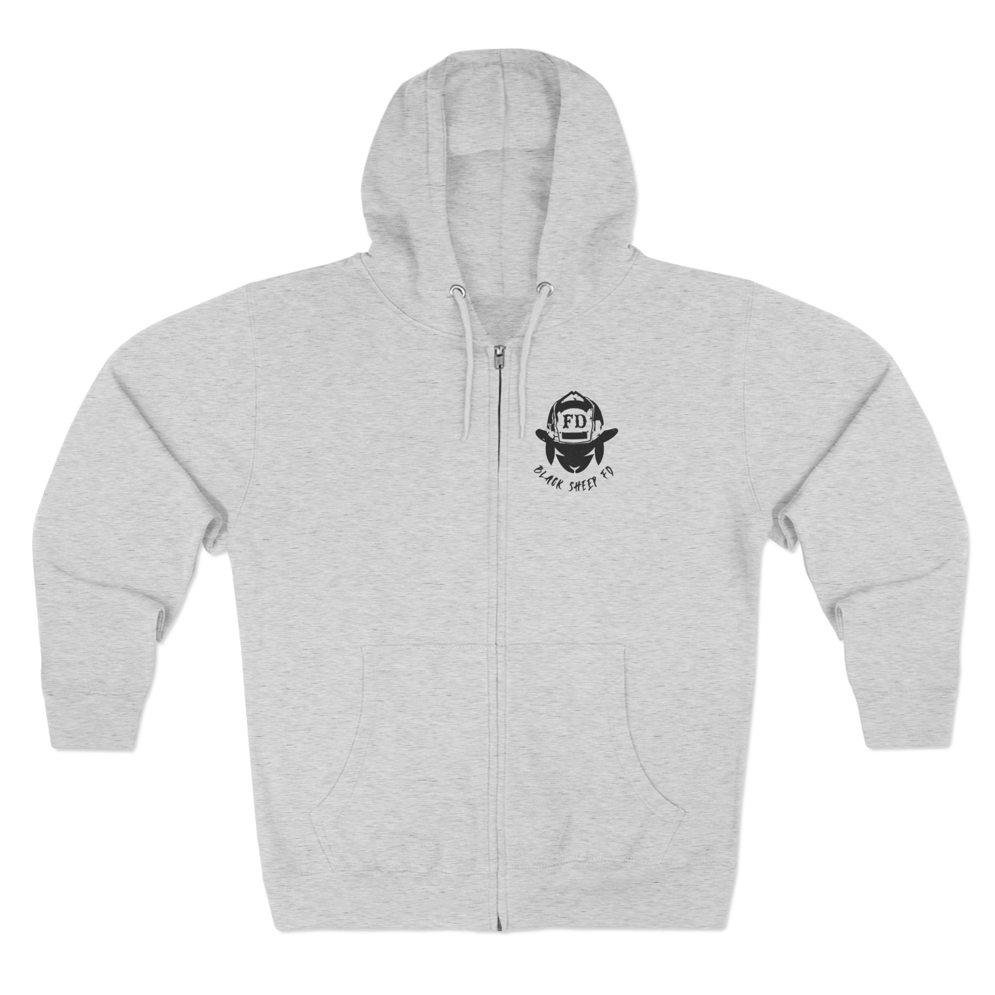 "Plastic is For Tupperware" Black Sheep FD Full Zip Hoodie