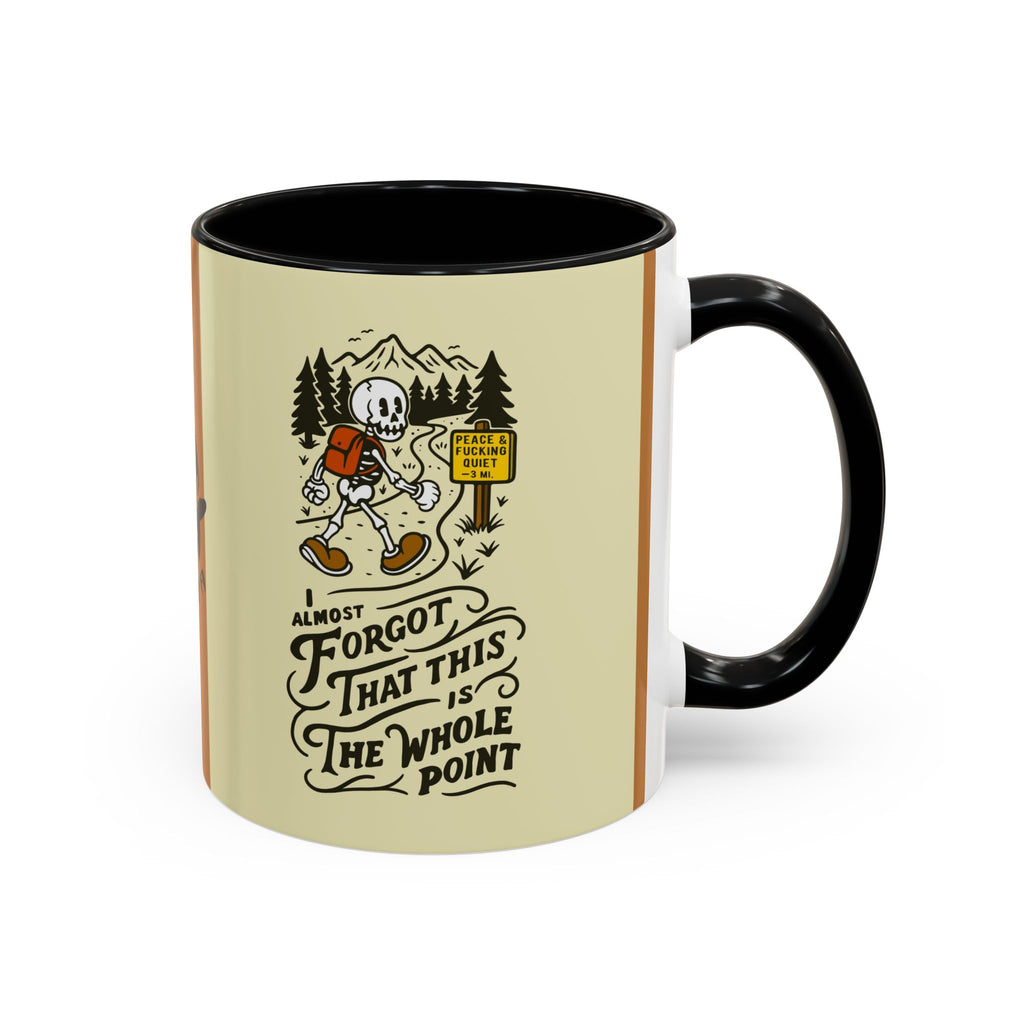 Black Sheep "Peace & Quiet" Premo Artwork Coffee Mug (Brown/Black Accents)