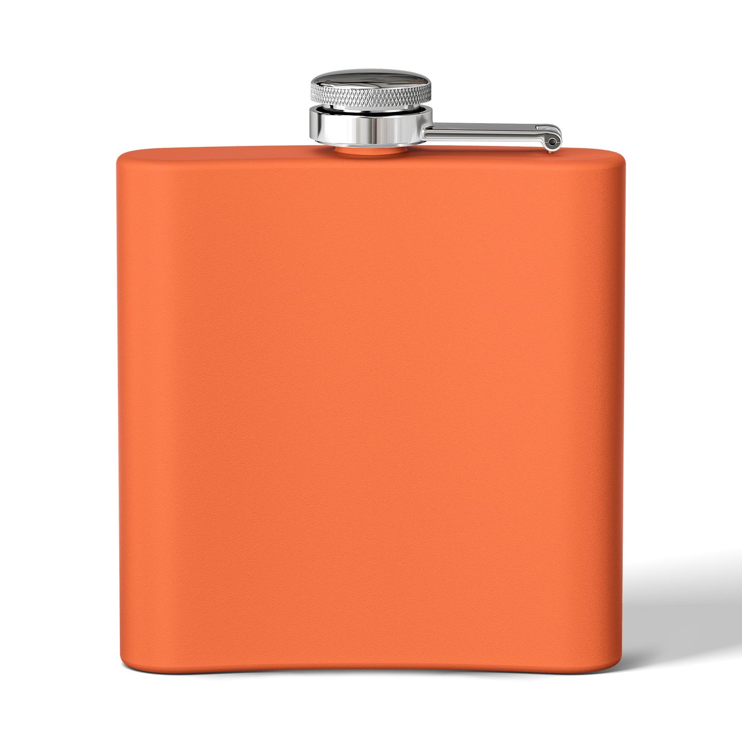 "Forged In The Flames" Stainless Steel Flask - 6oz Tattoo-Style Hip Flask