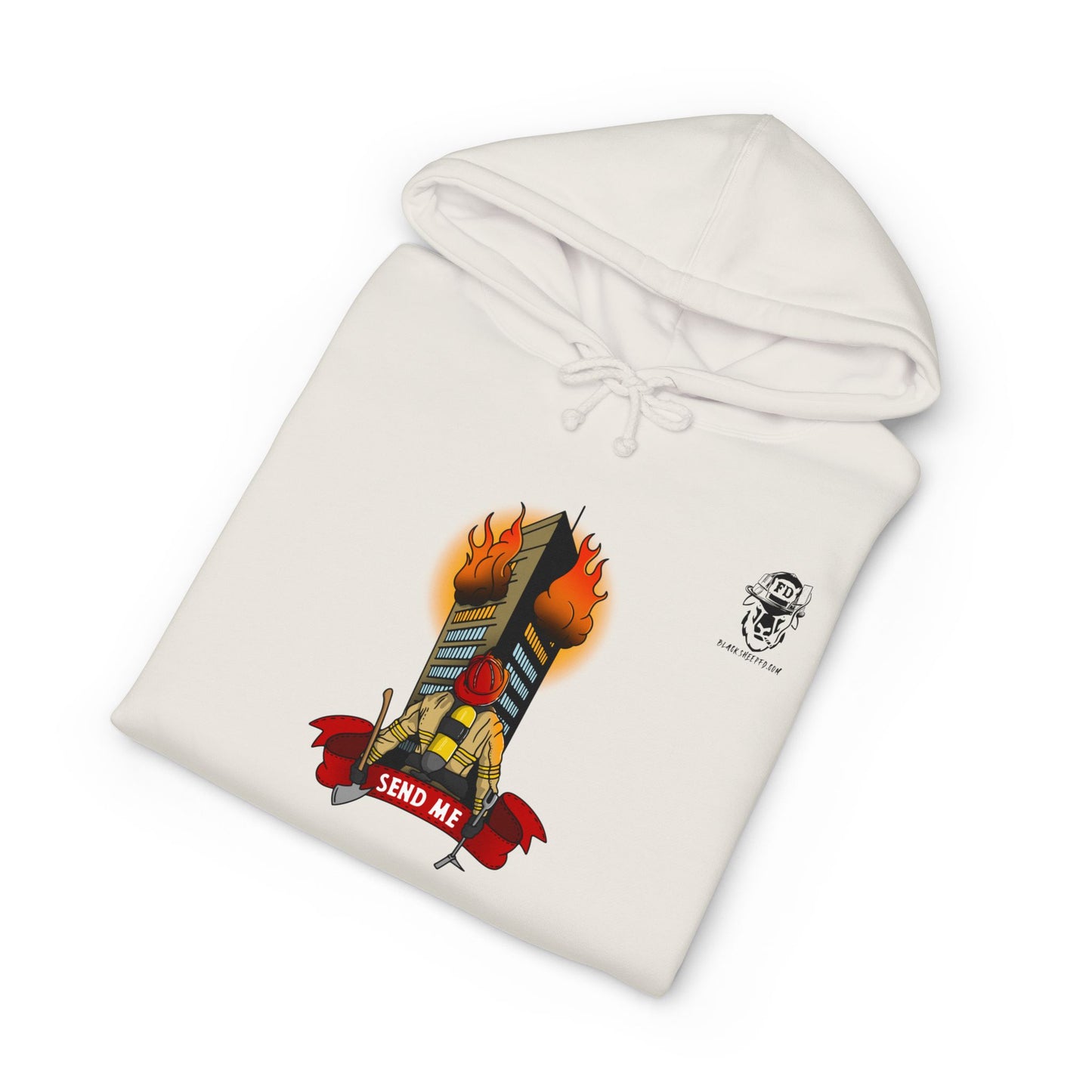 "Send Me" — Retro Graphic Heavyweight Hoodie