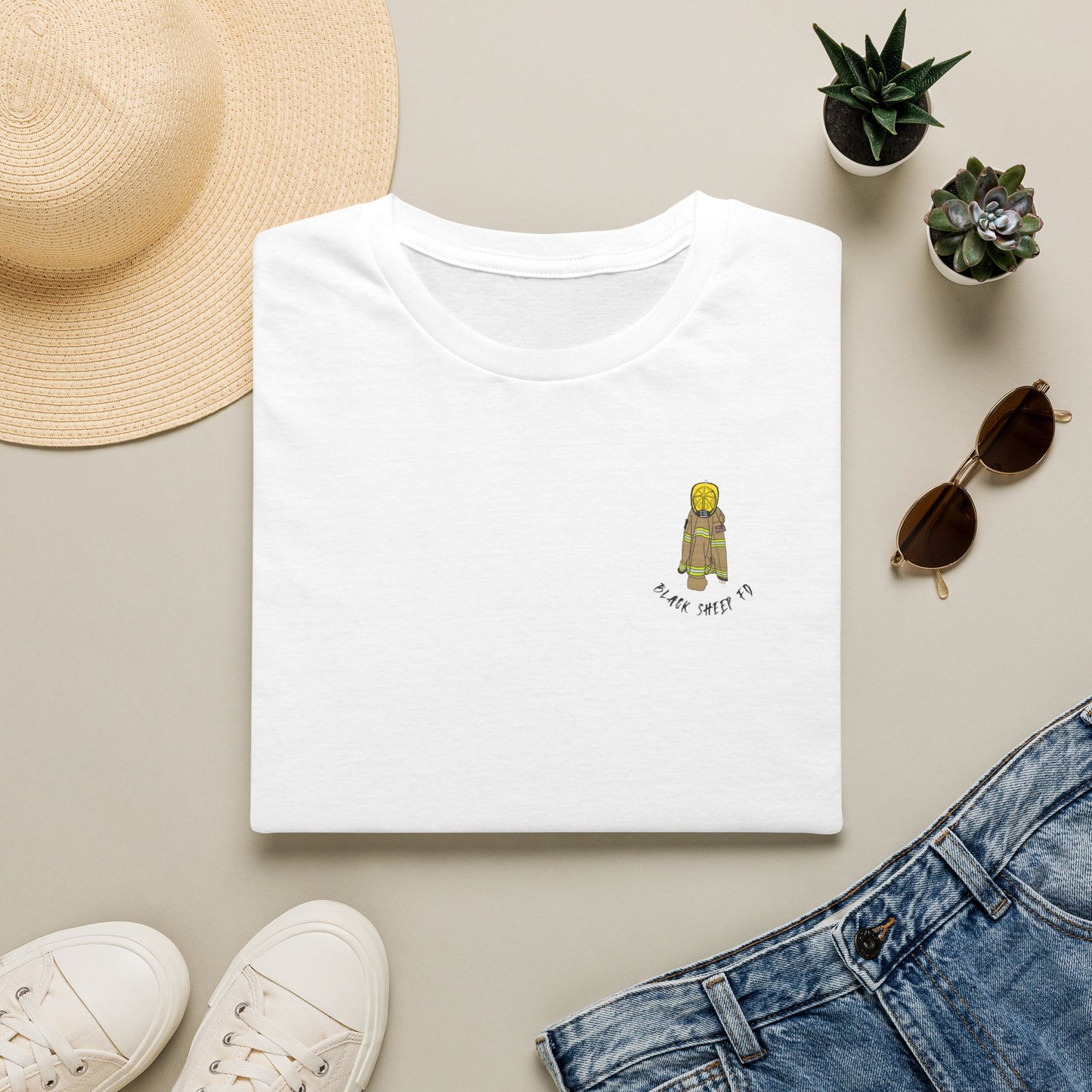 Bold Retired Fireman - Old Tired Man Graphic Tee