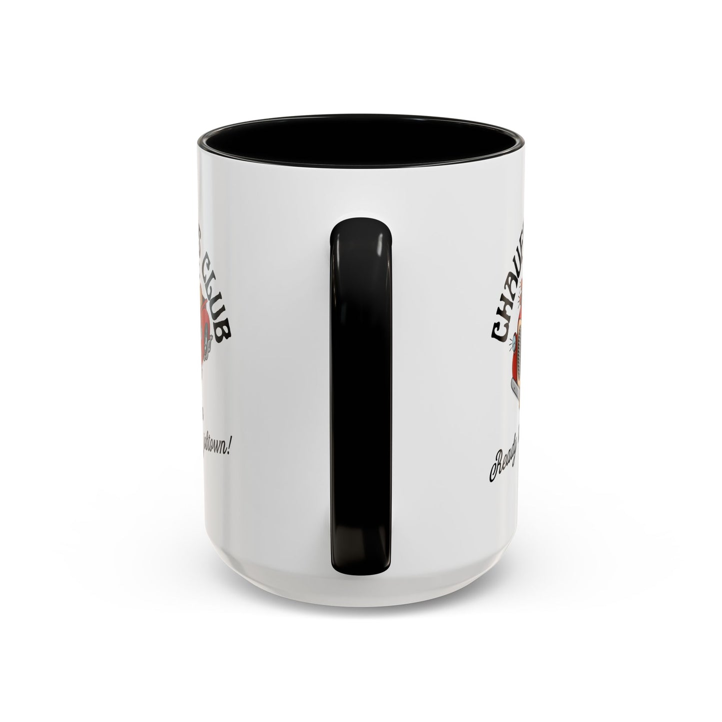 Chauffeur’s Club Coffee Mug — Retro Firetruck Accent Mug 15oz