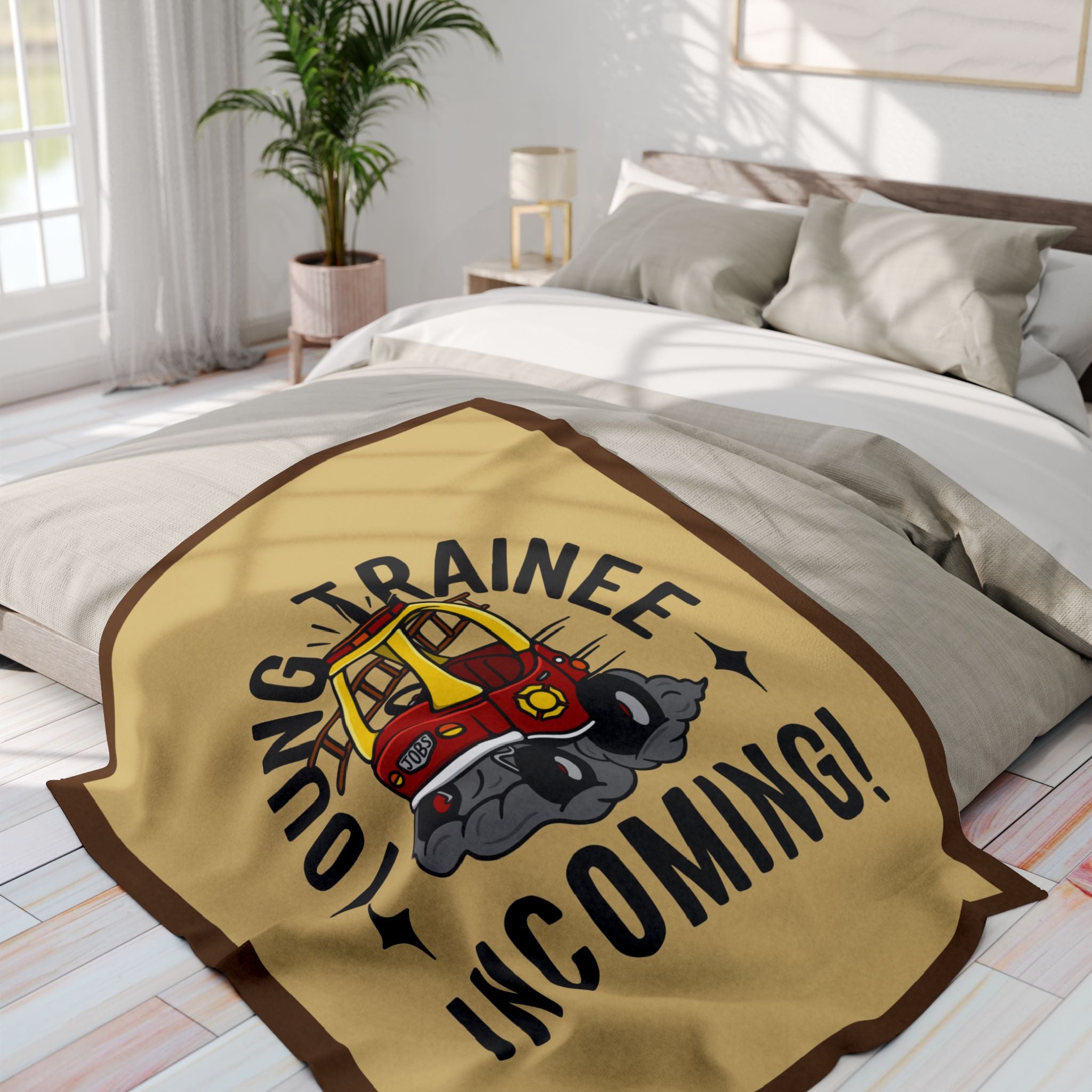 "New Trainee Incoming" Arctic Fleece Blanket