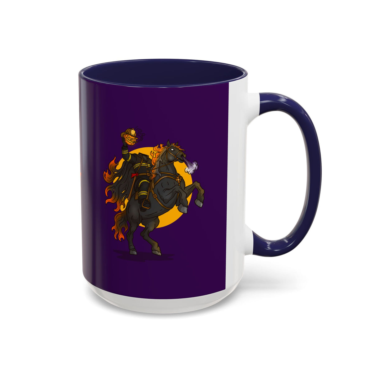 Headless Firefighter Horseman 15 oz Coffee Lover's Mug