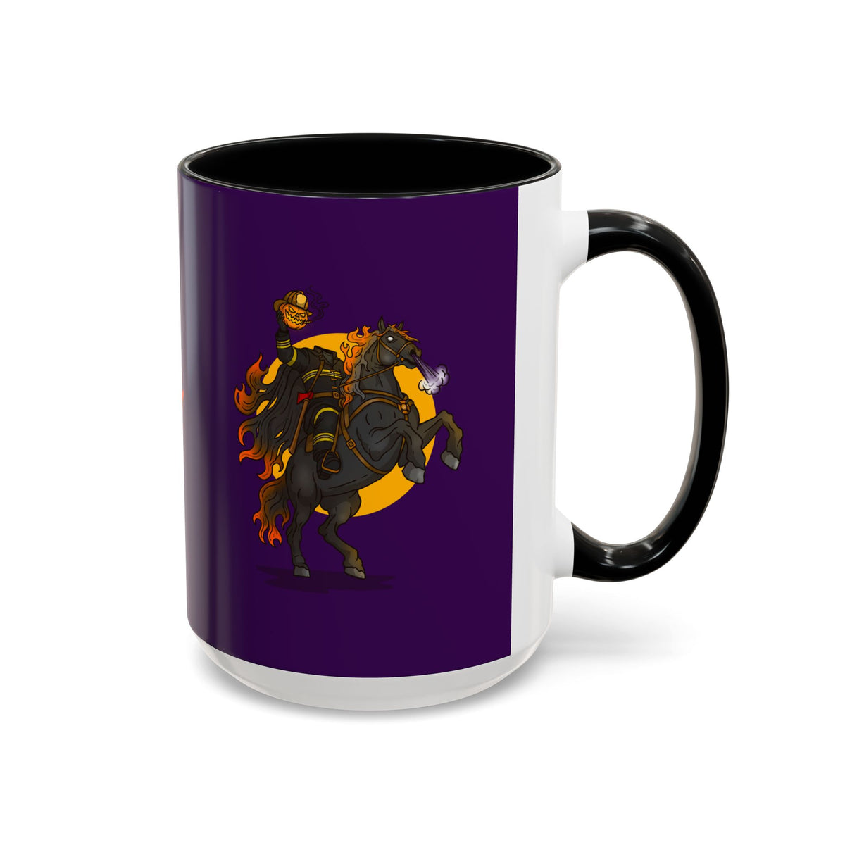 Headless Firefighter Horseman 15 oz Coffee Lover's Mug