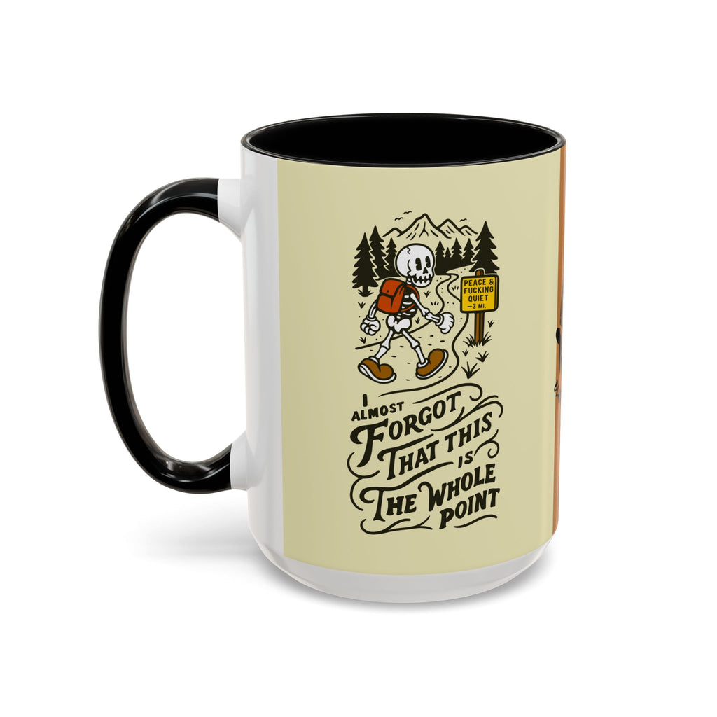 Black Sheep "Peace & Quiet" Premo Artwork Coffee Mug (Brown/Black Accents)