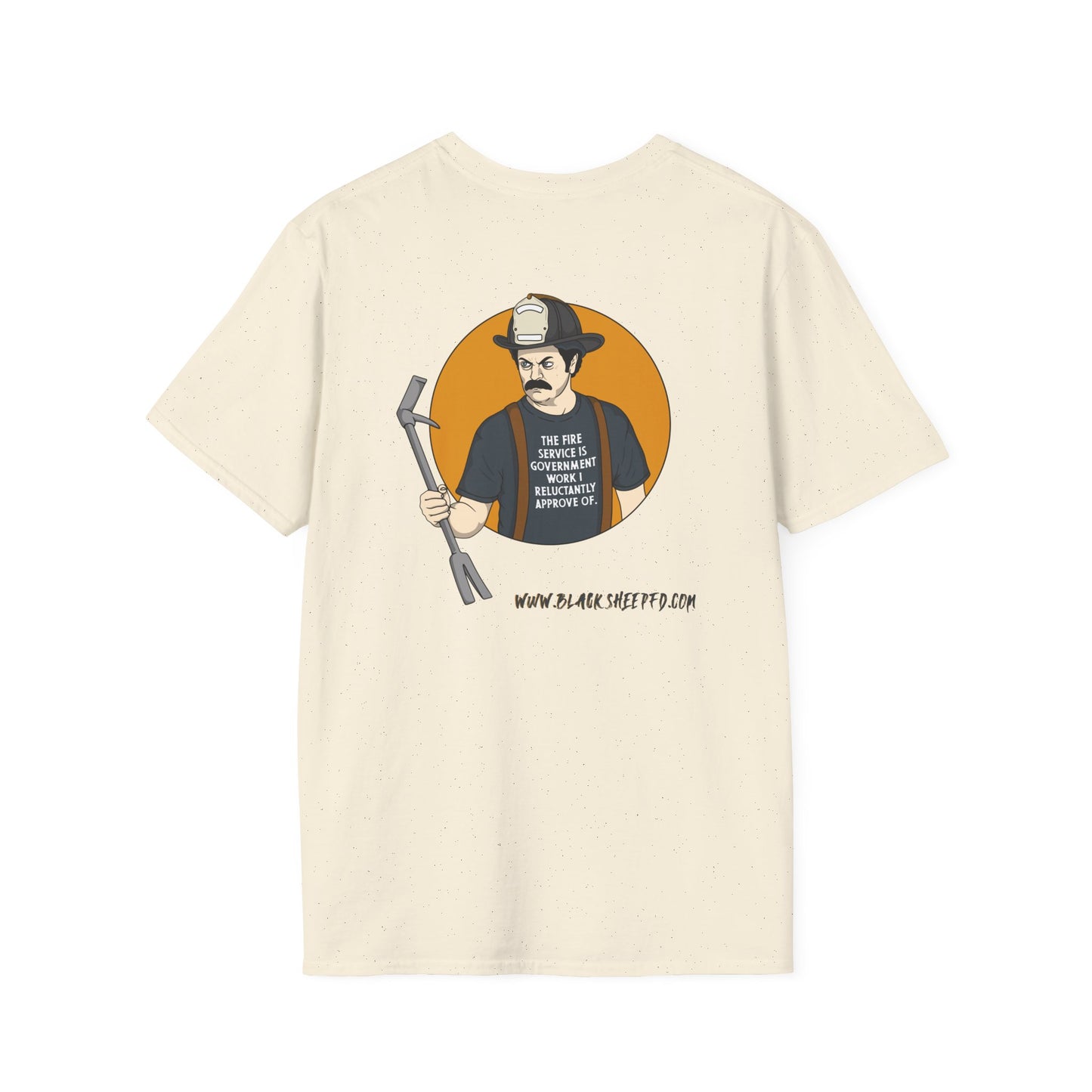 "Reluctantly Approved"— Fire Service Tee
