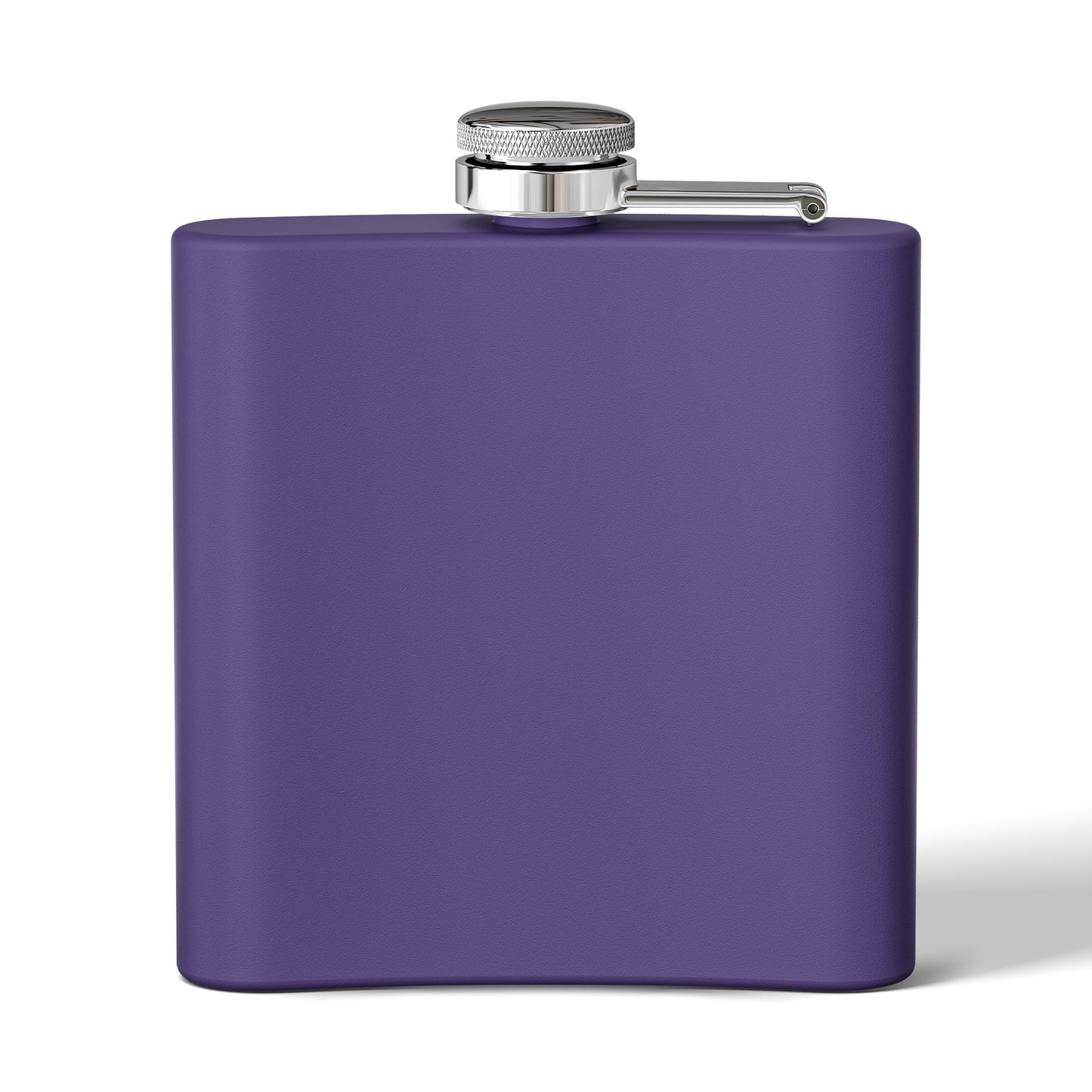 "Forged In The Flames" Stainless Steel Flask - 6oz Tattoo-Style Hip Flask