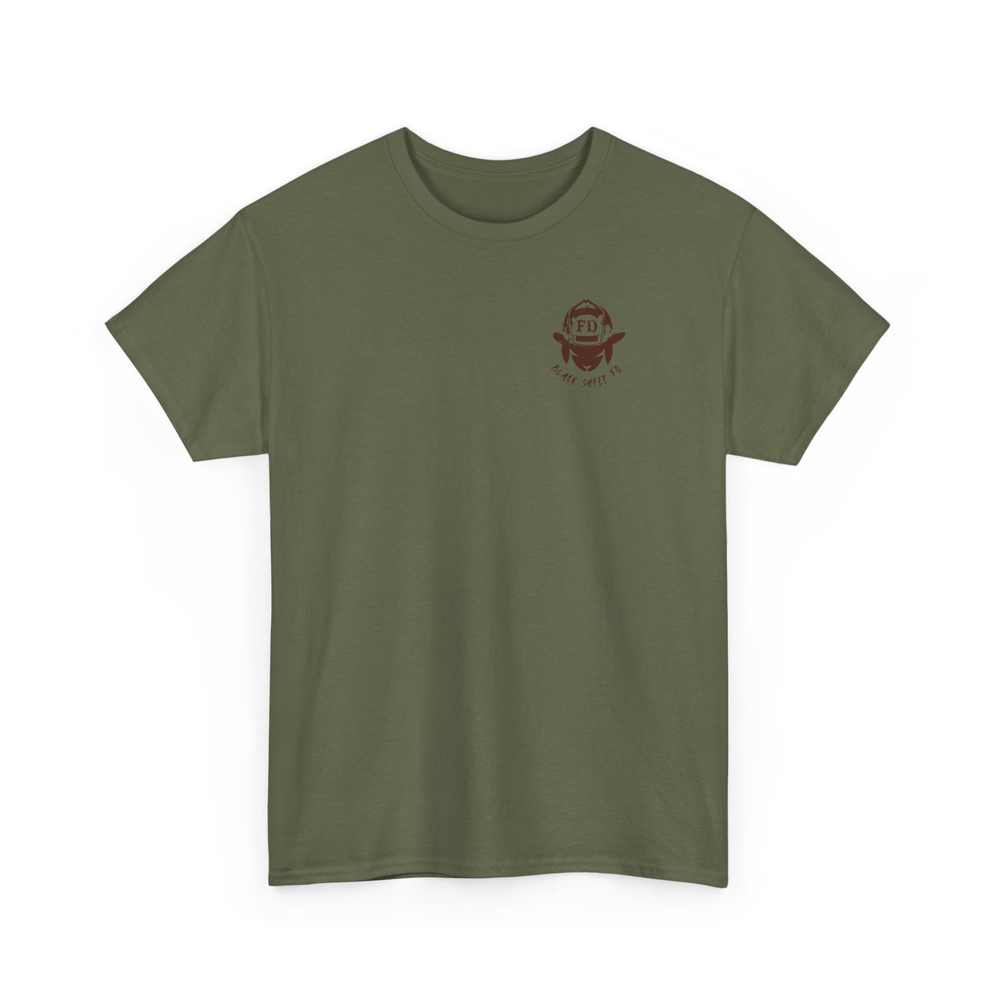 Fire Alarm Box "Looking For Hot Shingles" Heavy Blend Tee