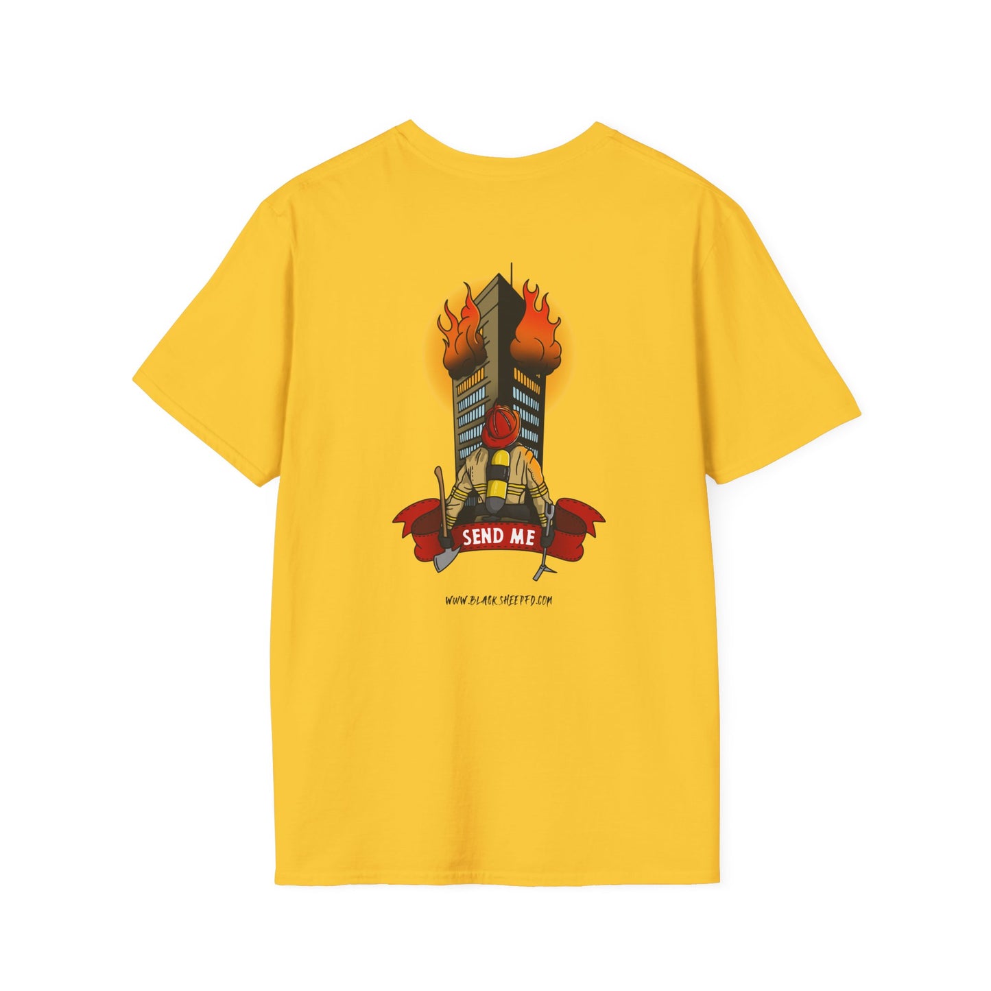 Isaiah 6:8 "Send Me" Firefighter T-Shirt