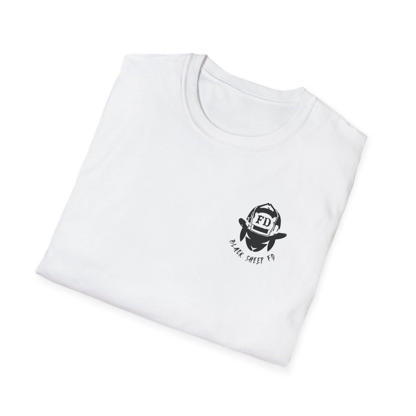 "Inside of Me Are Two Wolves," Firefighter Soft Style Tee Shirt