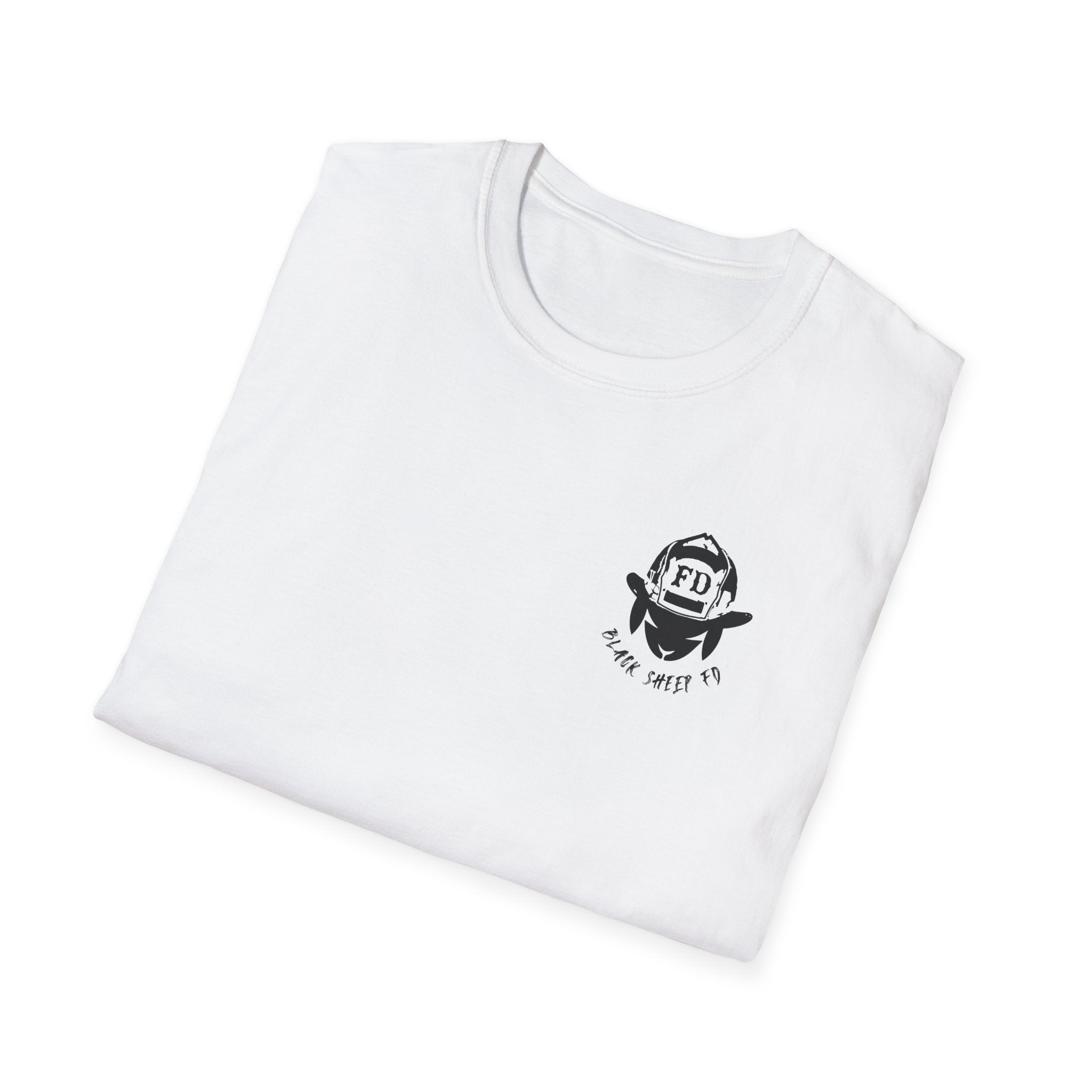 "Inside of Me Are Two Wolves," Firefighter Soft Style Tee Shirt