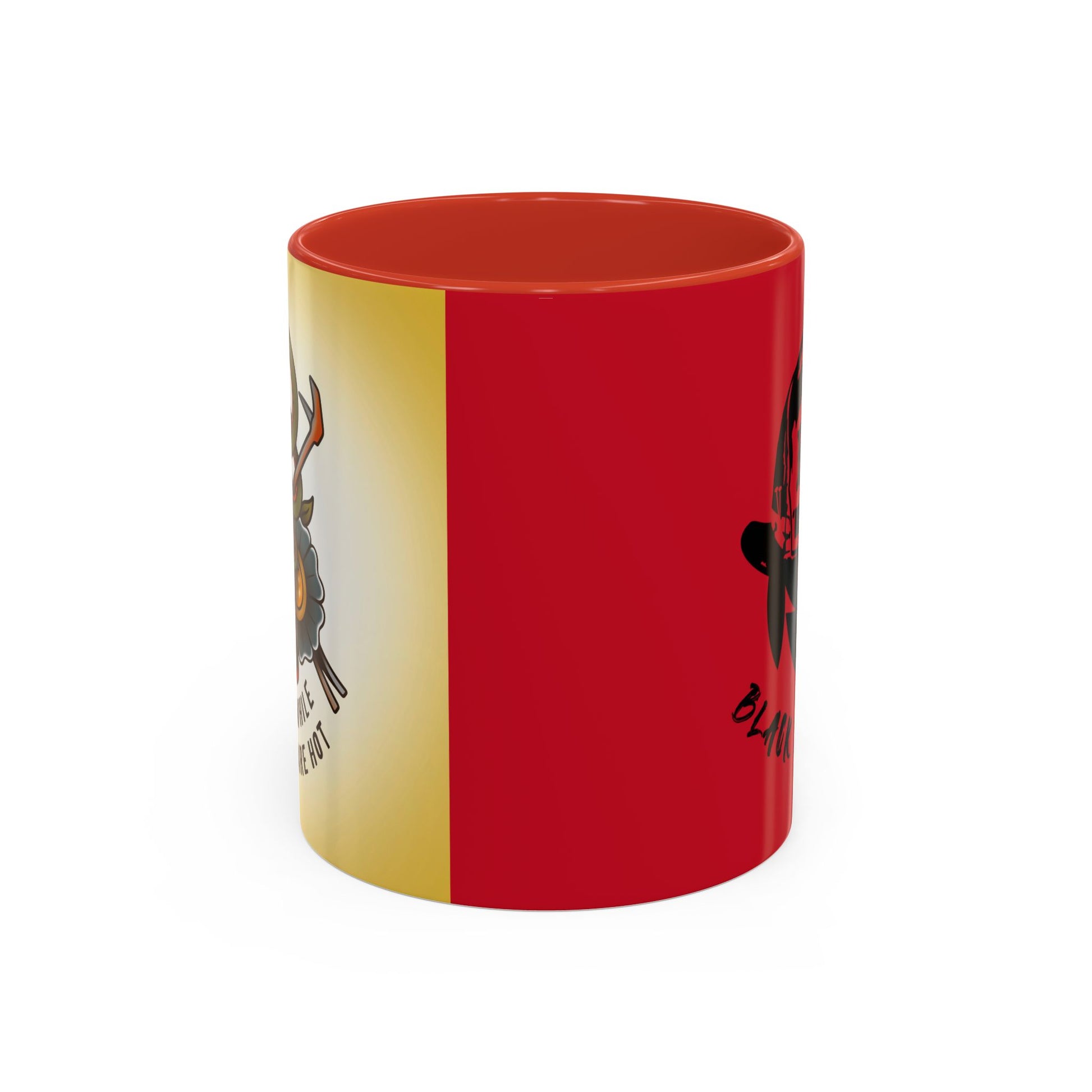 Black Sheep "Strike While The Irons Are Hot" Premo Artwork Coffee Mug (Brown/Black Accents)