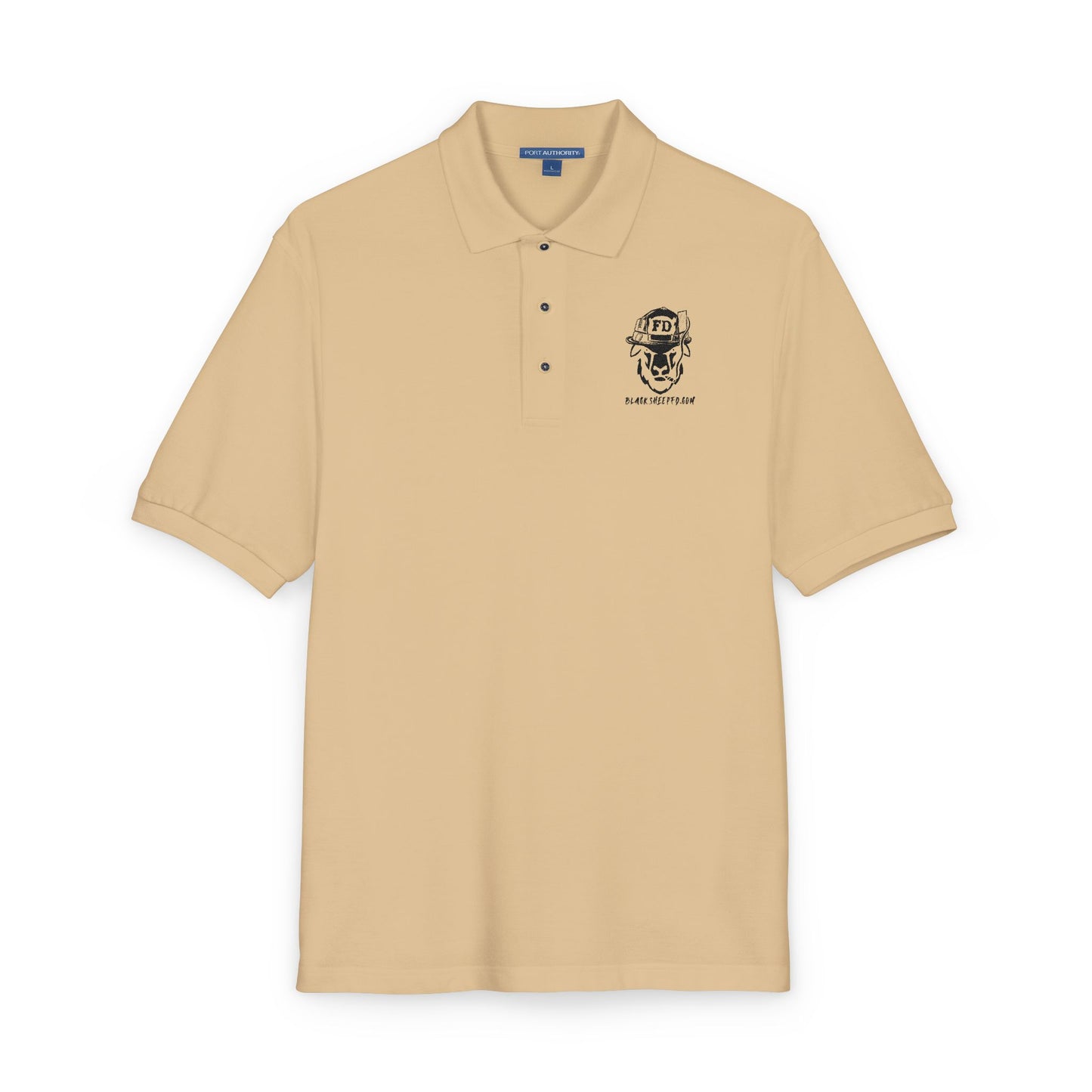 Embroidered Black Sheep Polo Shirt