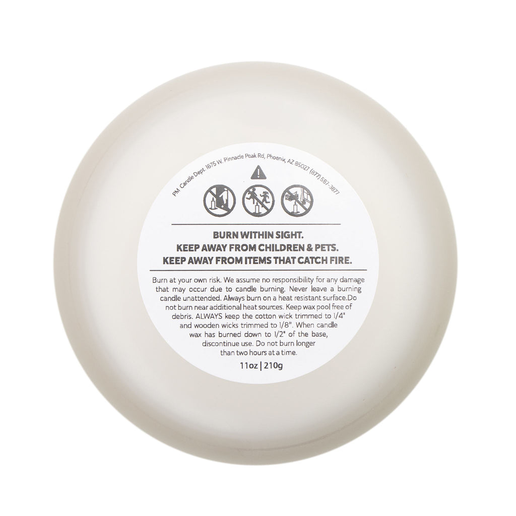 Reignite Tradition Frosted Glass Candle – 11oz Vintage Lamp Scented Candle