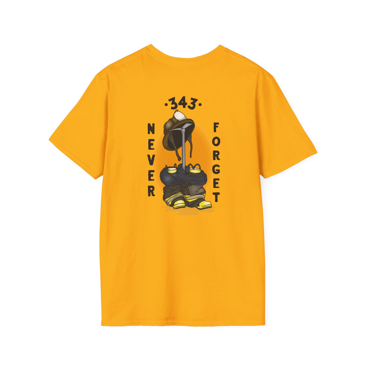 343 Never Forget Memorial Graphic Tee