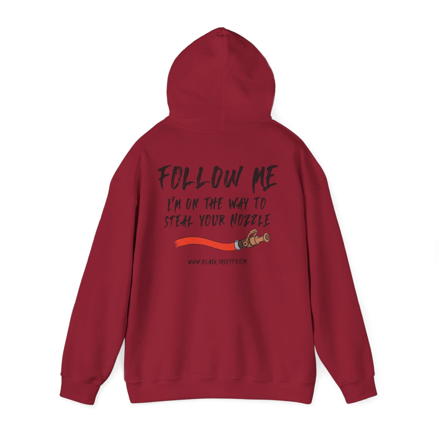 Follow Me Nozzle Steal - Black Sheep FD Hoodie