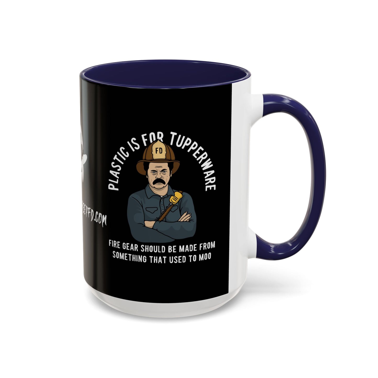 Black Sheep "Plastic Is For Tupperware" Premo Artwork Coffee Mug