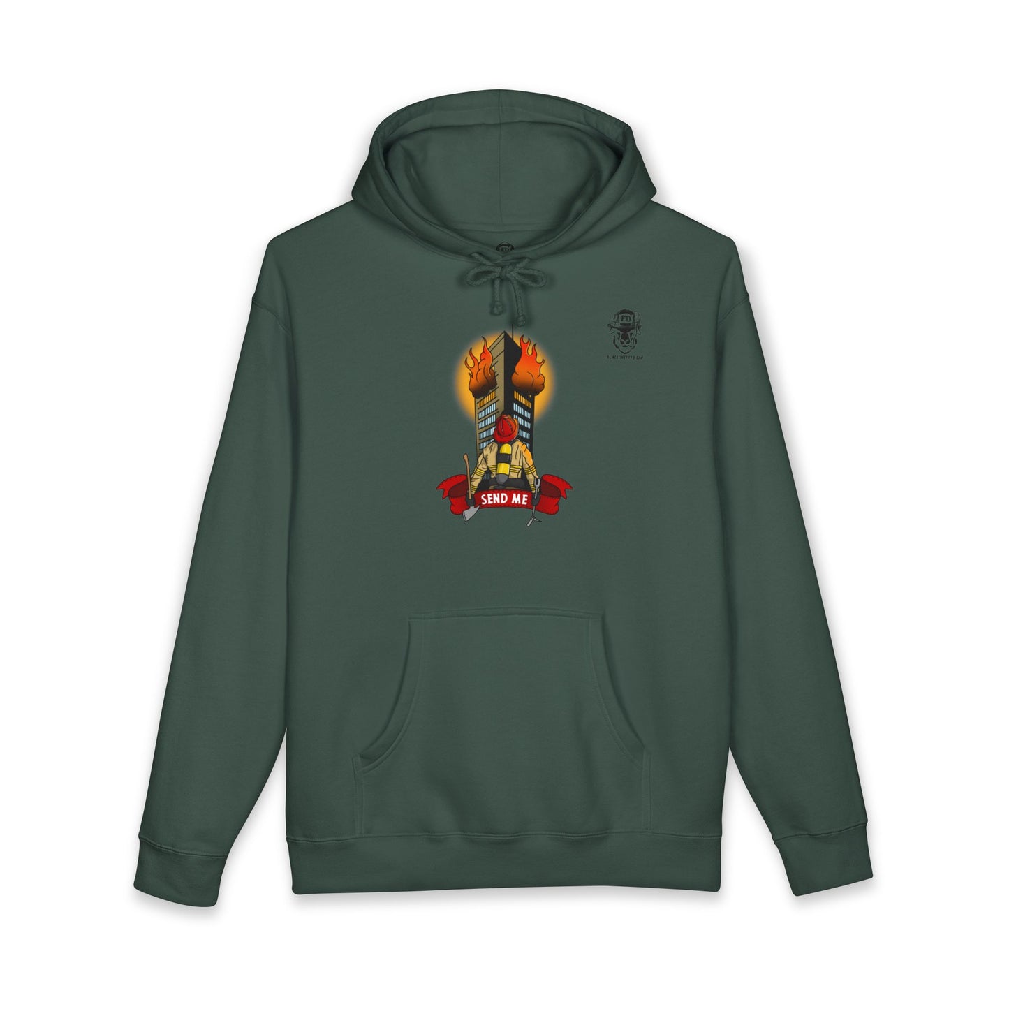 "Send Me" — Retro Graphic Heavyweight Hoodie