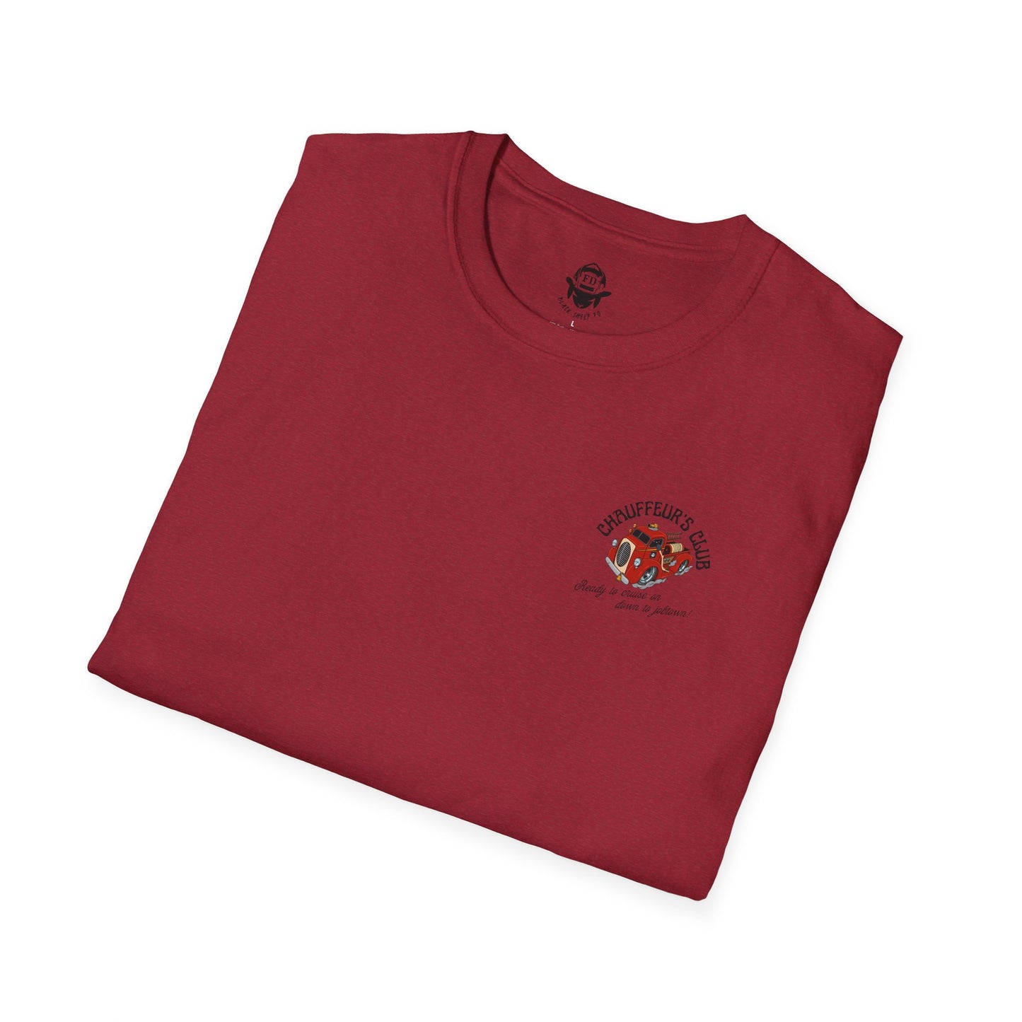 "All Gas, No Brakes" Firefighter Soft-style Vintage Rig Tee