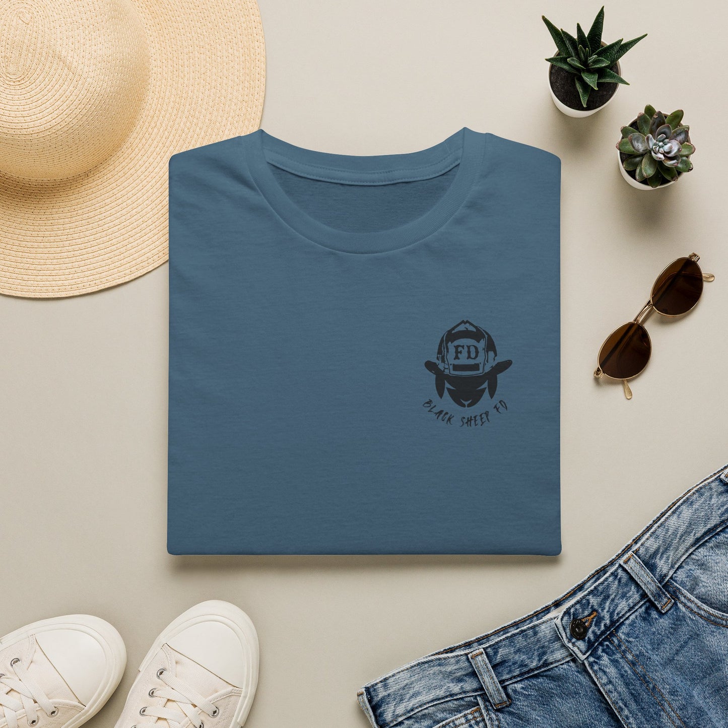 "Inside of Me Are Two Wolves," Firefighter Soft Style Tee Shirt