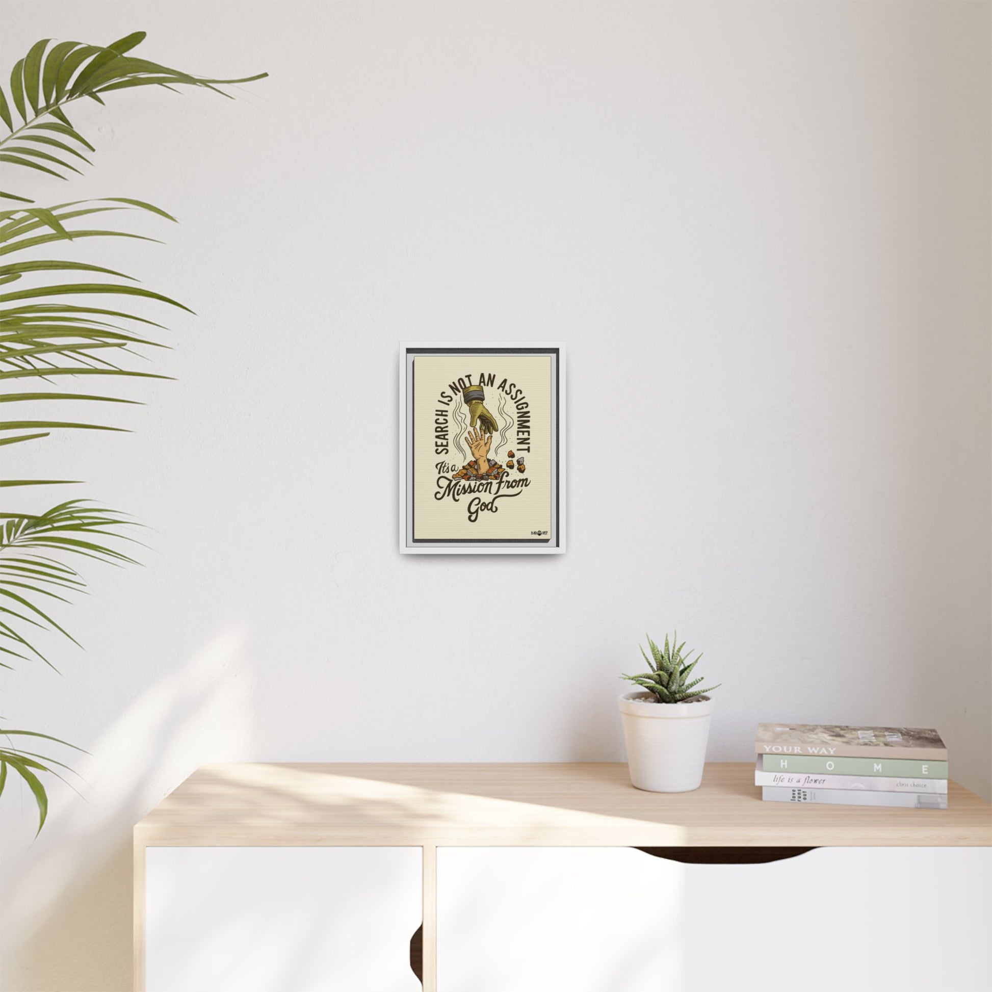 Black Sheep "More Than An Assignment" Framed Canvas Art by M.Premo