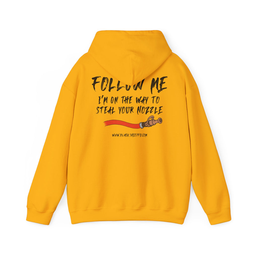 Follow Me Nozzle Steal - Black Sheep FD Hoodie