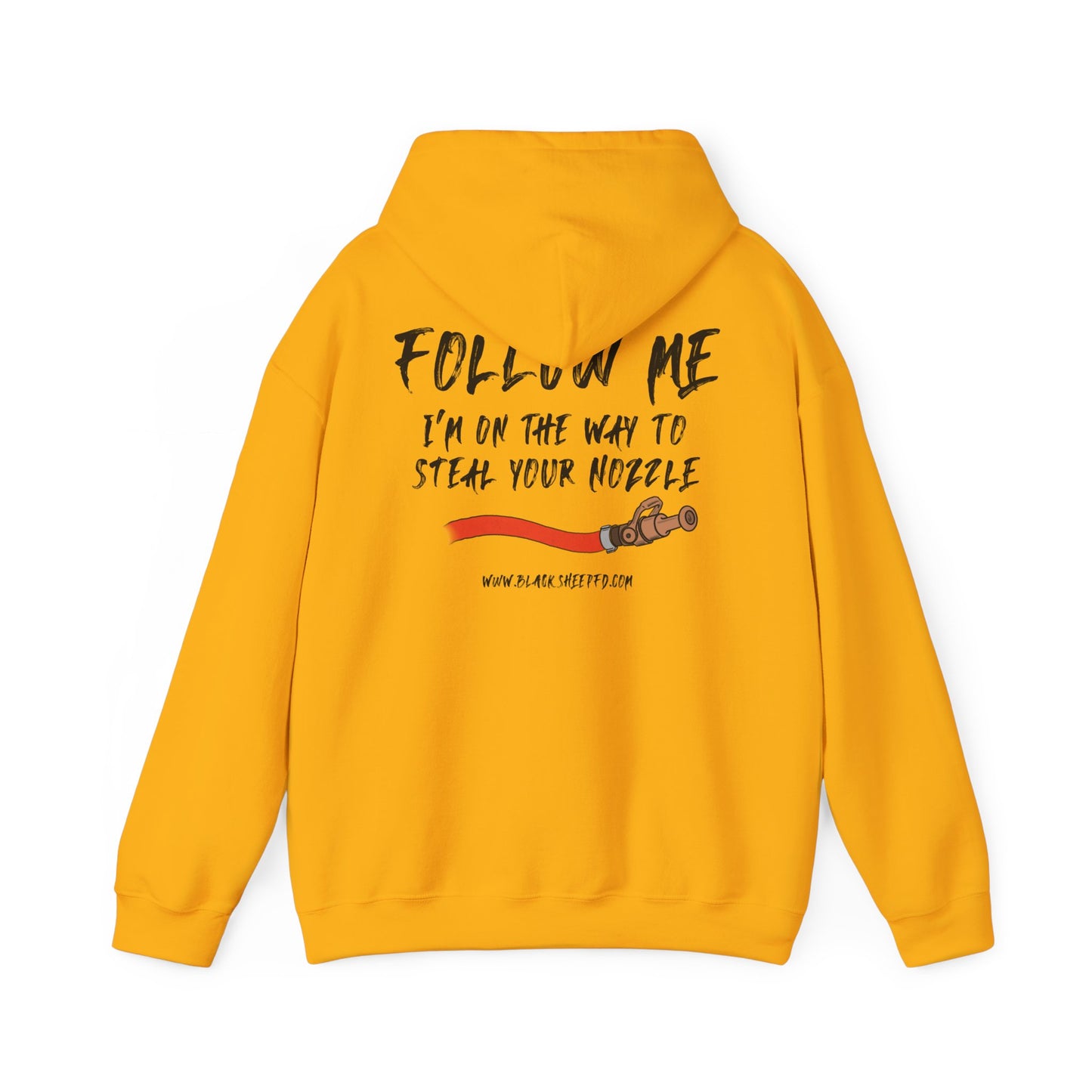 Follow Me Nozzle Steal - Black Sheep FD Hoodie