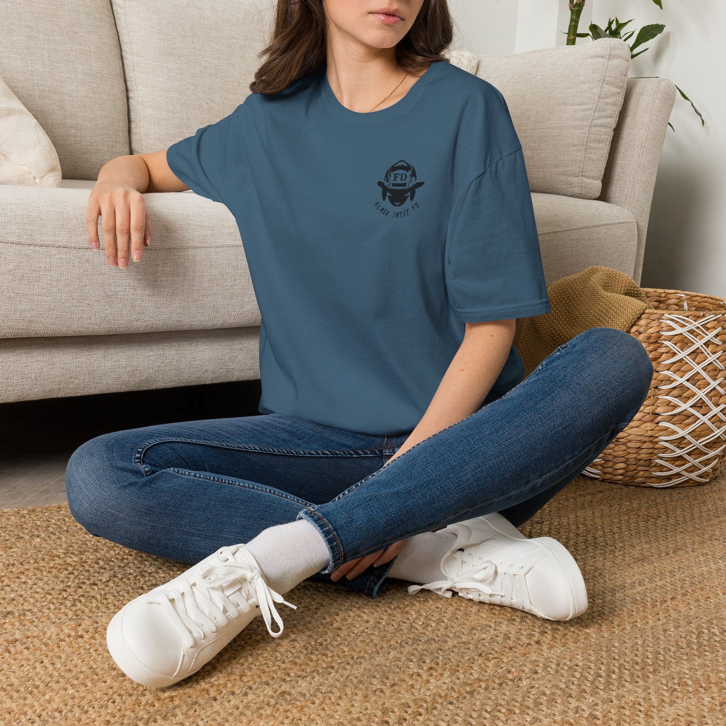"Inside of Me Are Two Wolves," Firefighter Soft Style Tee Shirt