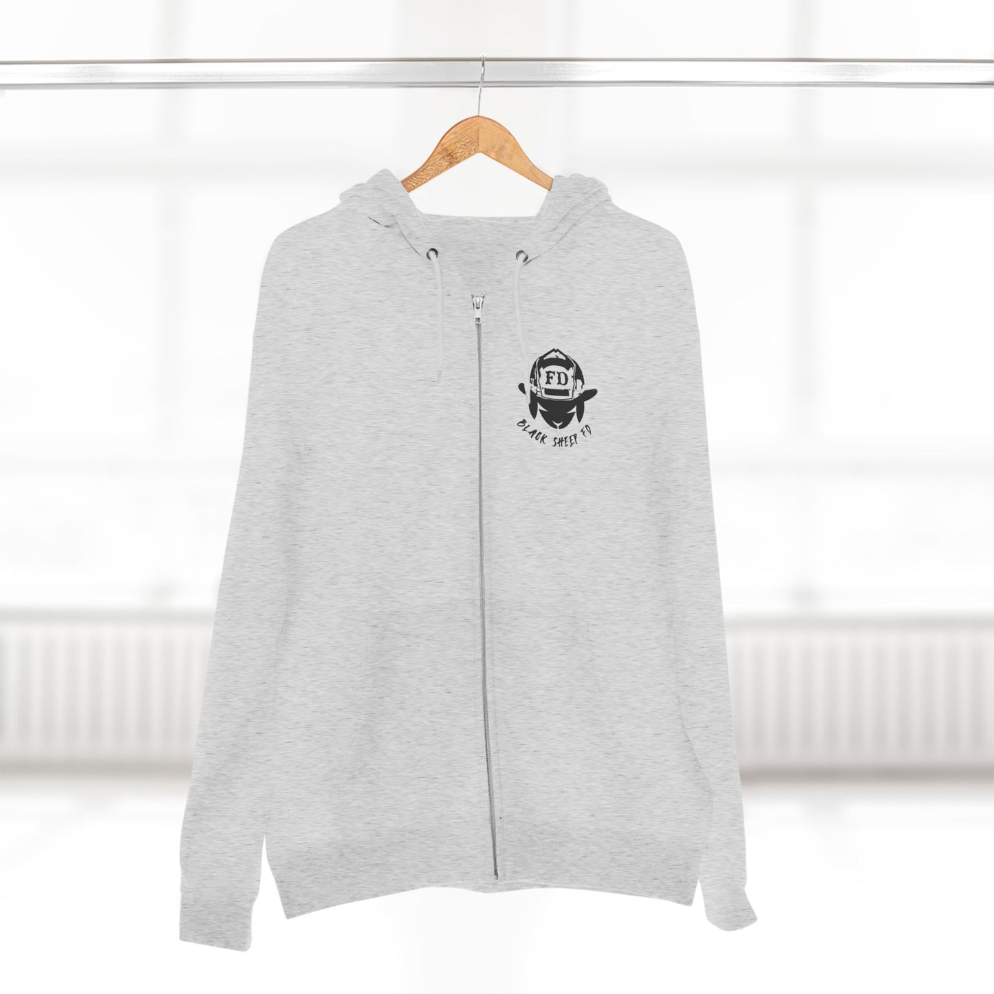 "Plastic is For Tupperware" Black Sheep FD Full Zip Hoodie
