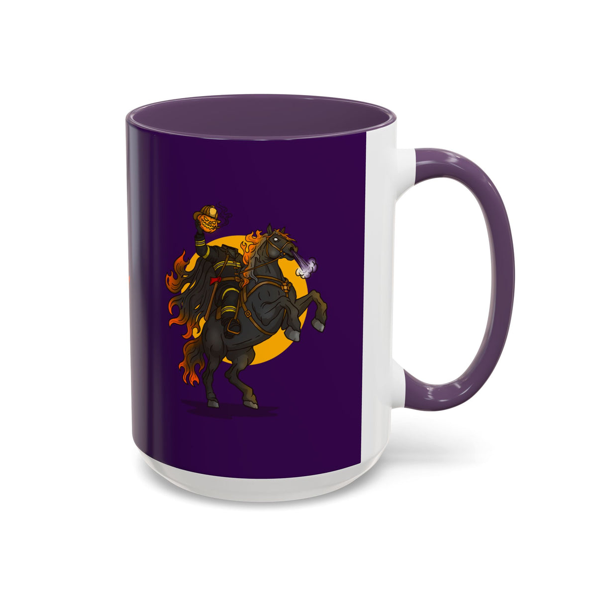 Headless Firefighter Horseman 15 oz Coffee Lover's Mug