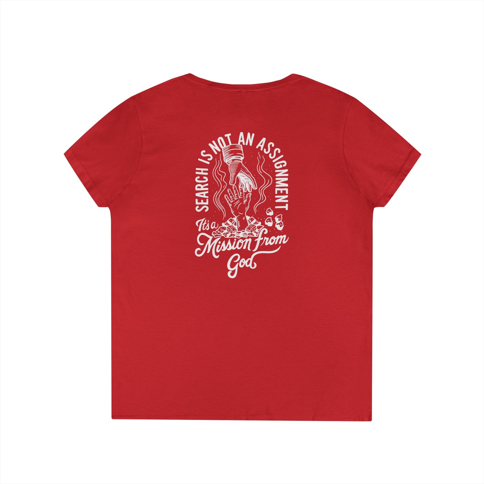 Black Sheep Ladies' V-Neck "More Than An Assignment" T-Shirt