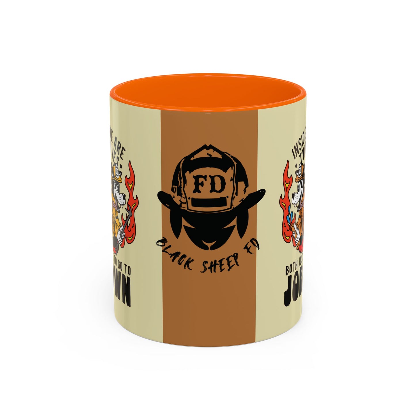 "My Two Wolves Just Want To Go To Job Town" Coffee Mug