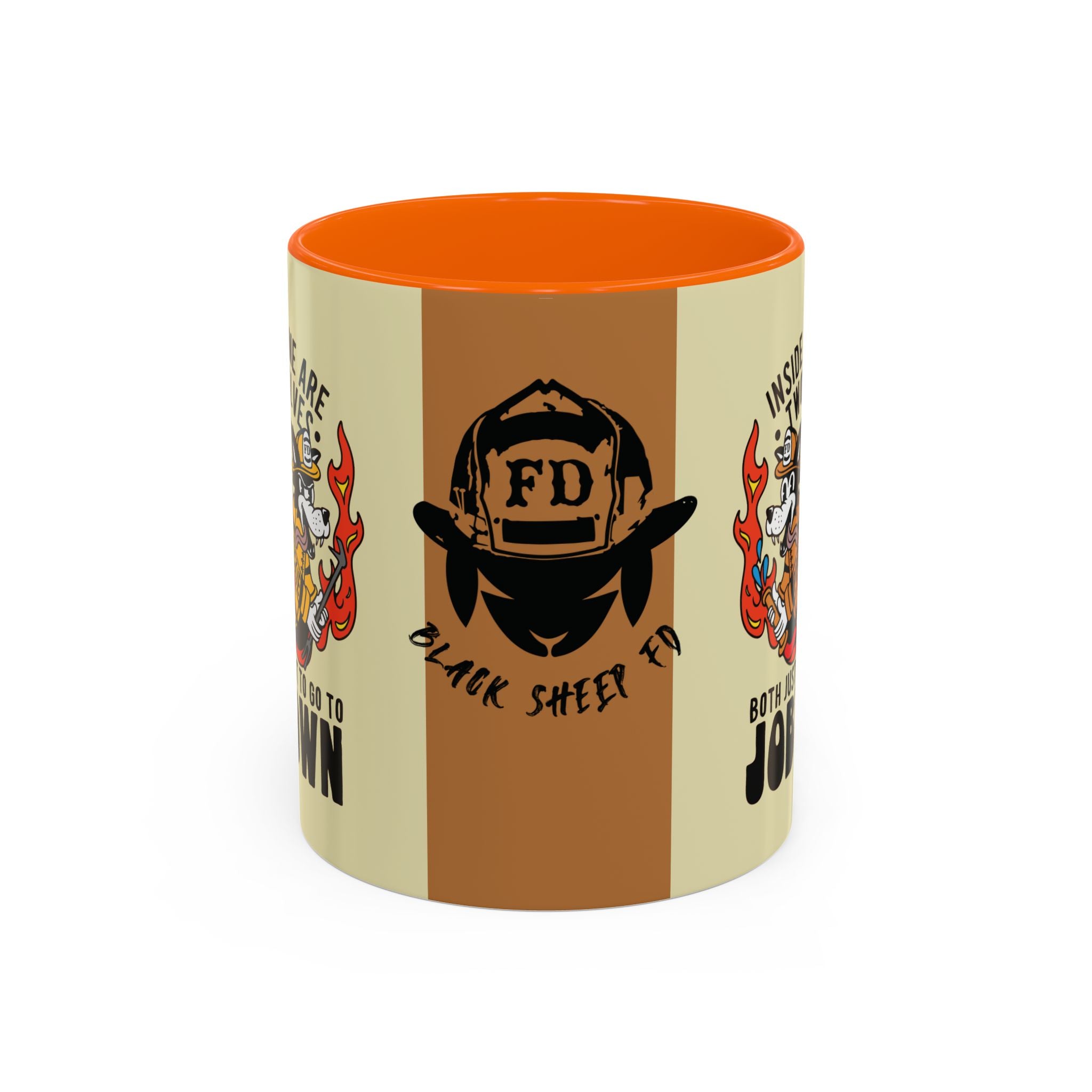 "My Two Wolves Just Want To Go To Job Town" Coffee Mug