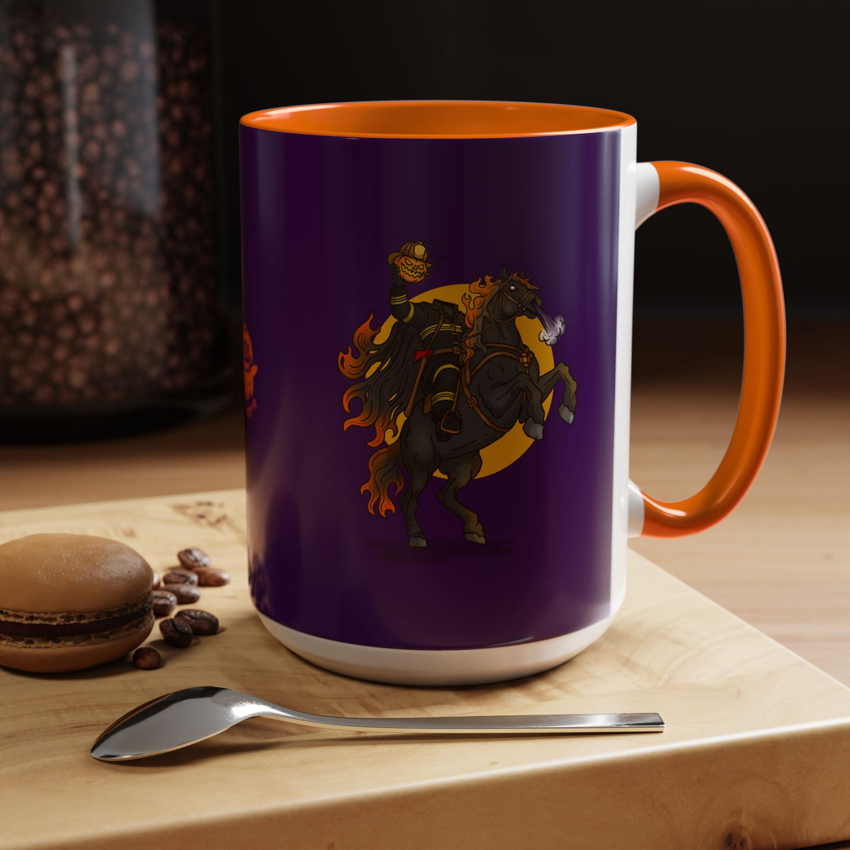 Headless Firefighter Horseman 15 oz Coffee Lover's Mug
