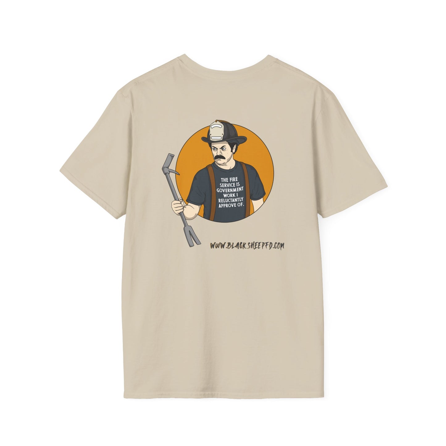 "Reluctantly Approved"— Fire Service Tee