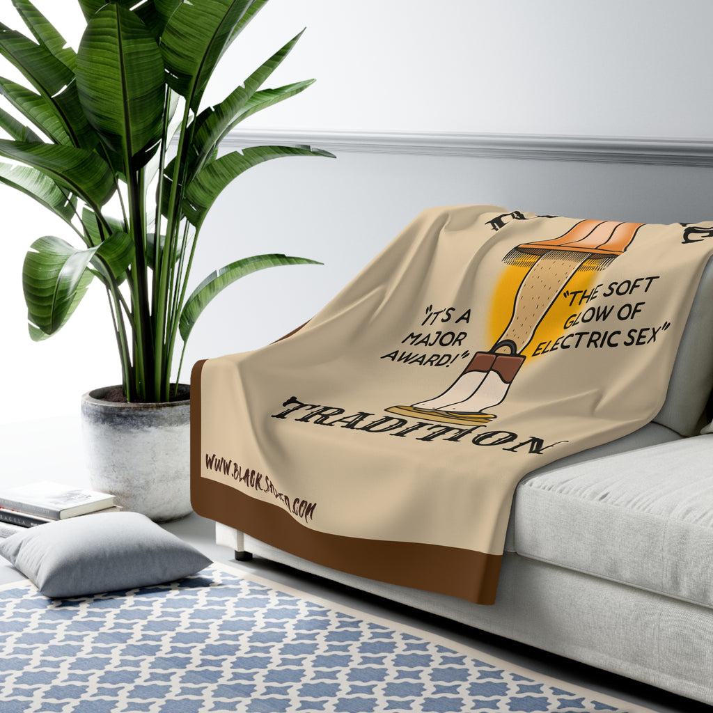 "Reignite Tradition" Leg Lamp Sherpa Blanket/Throw