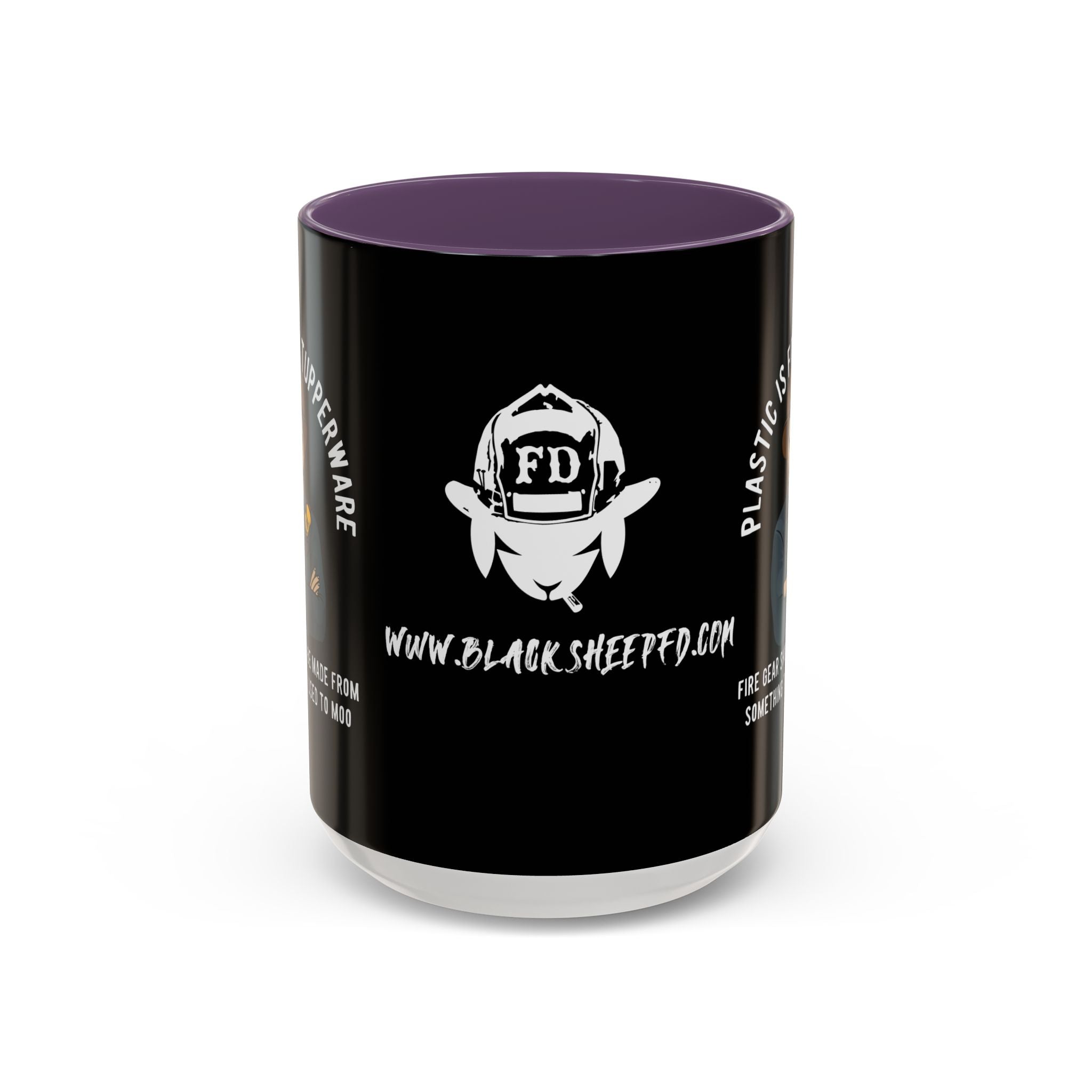 Black Sheep "Plastic Is For Tupperware" Premo Artwork Coffee Mug